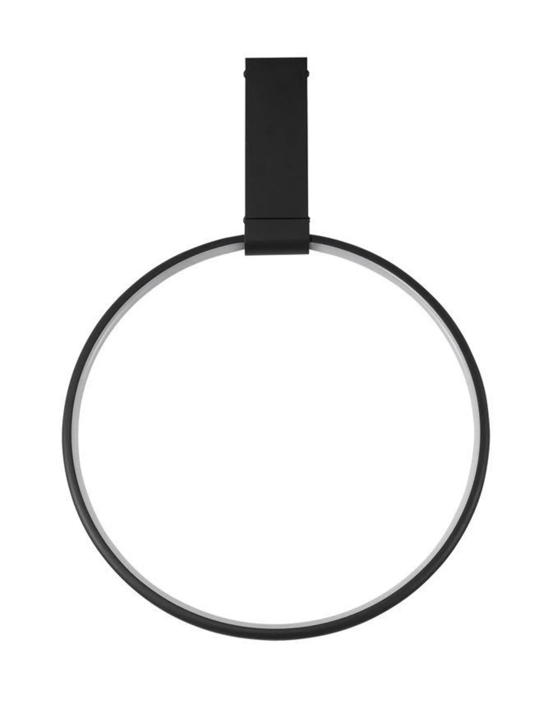 NOVA LUCE stropní svítidlo GARVE černá ocel+hliník LED 30W stmívatelné 9085241