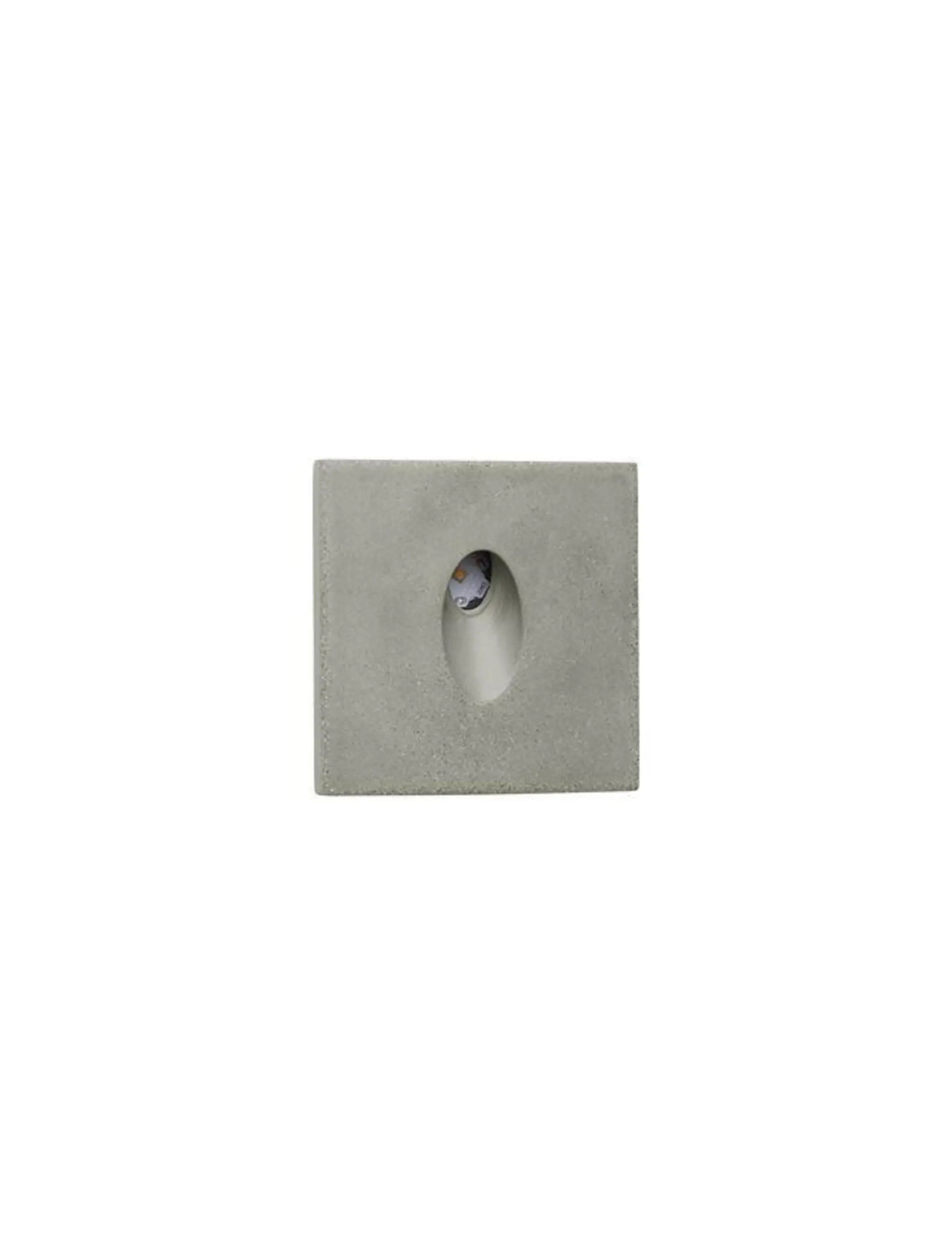 NOVA LUCE venkovní zapuštěné svítidlo do zdi FINLO šedý beton IP65 bez světelného zdroje 9117086