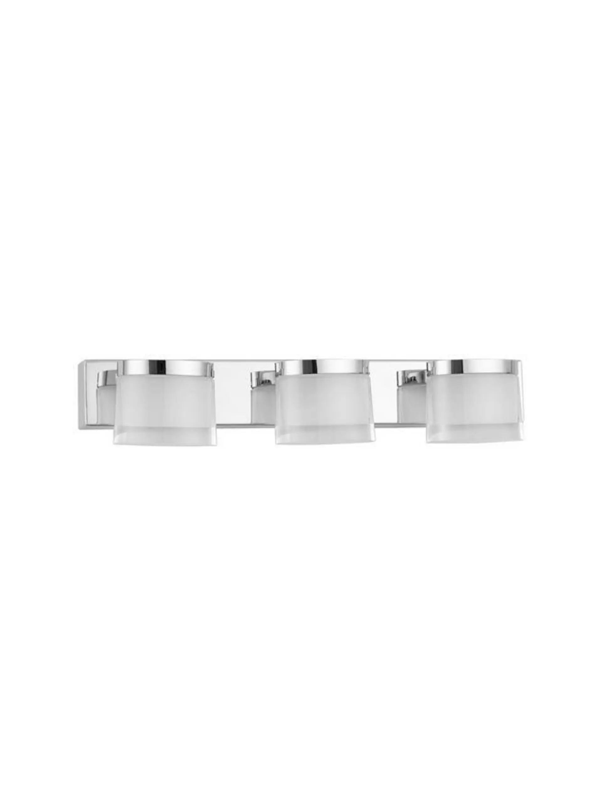 NOVA LUCE nástěnné svítidlo nad zrcadlo SABIA chrom hliník a akryl LED 15W 220-240V 3000K IP44 9122331
