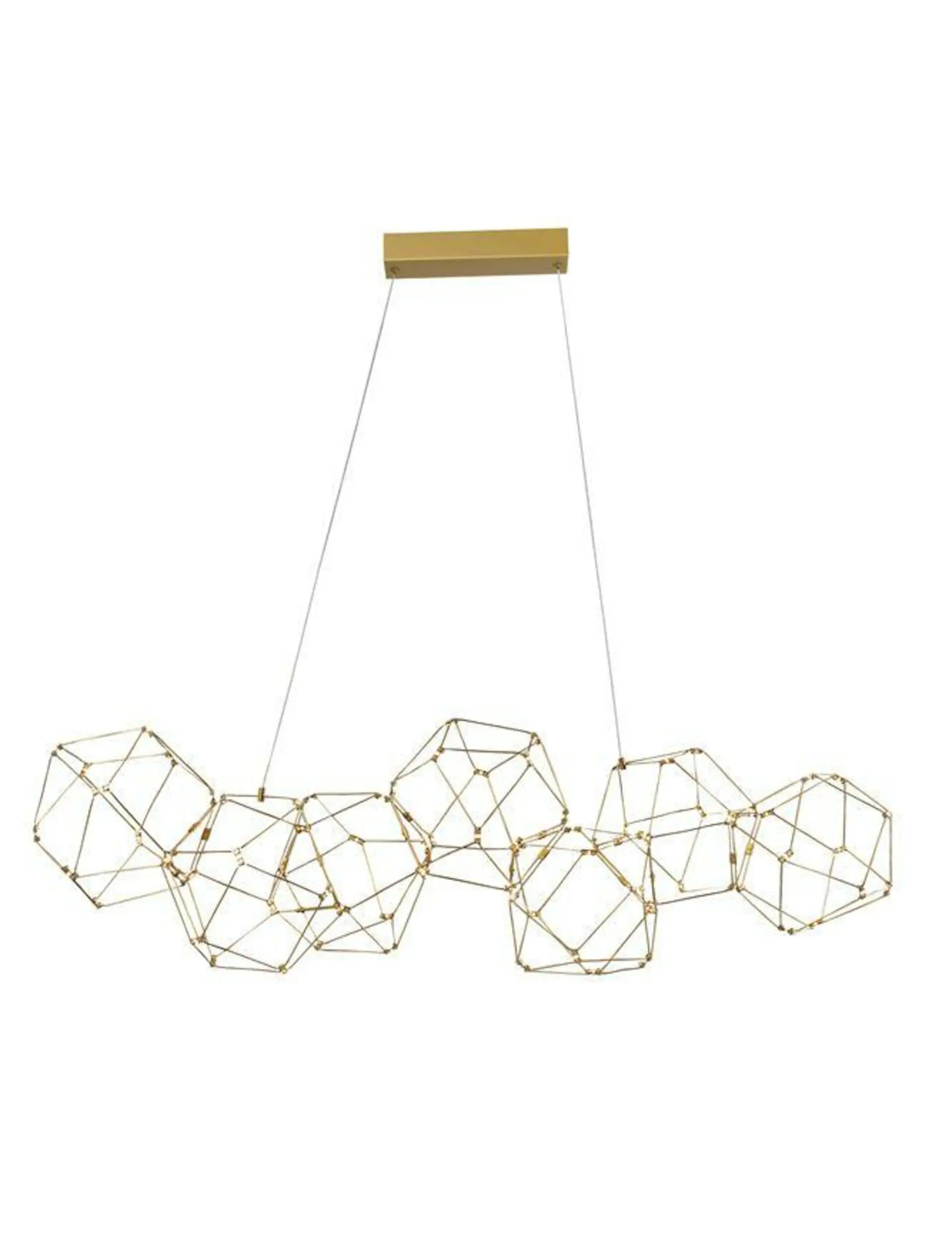 NOVA LUCE závěsné svítidlo NEBULA zlatý kov LED 33.6W 230V 3000K IP20 9186807