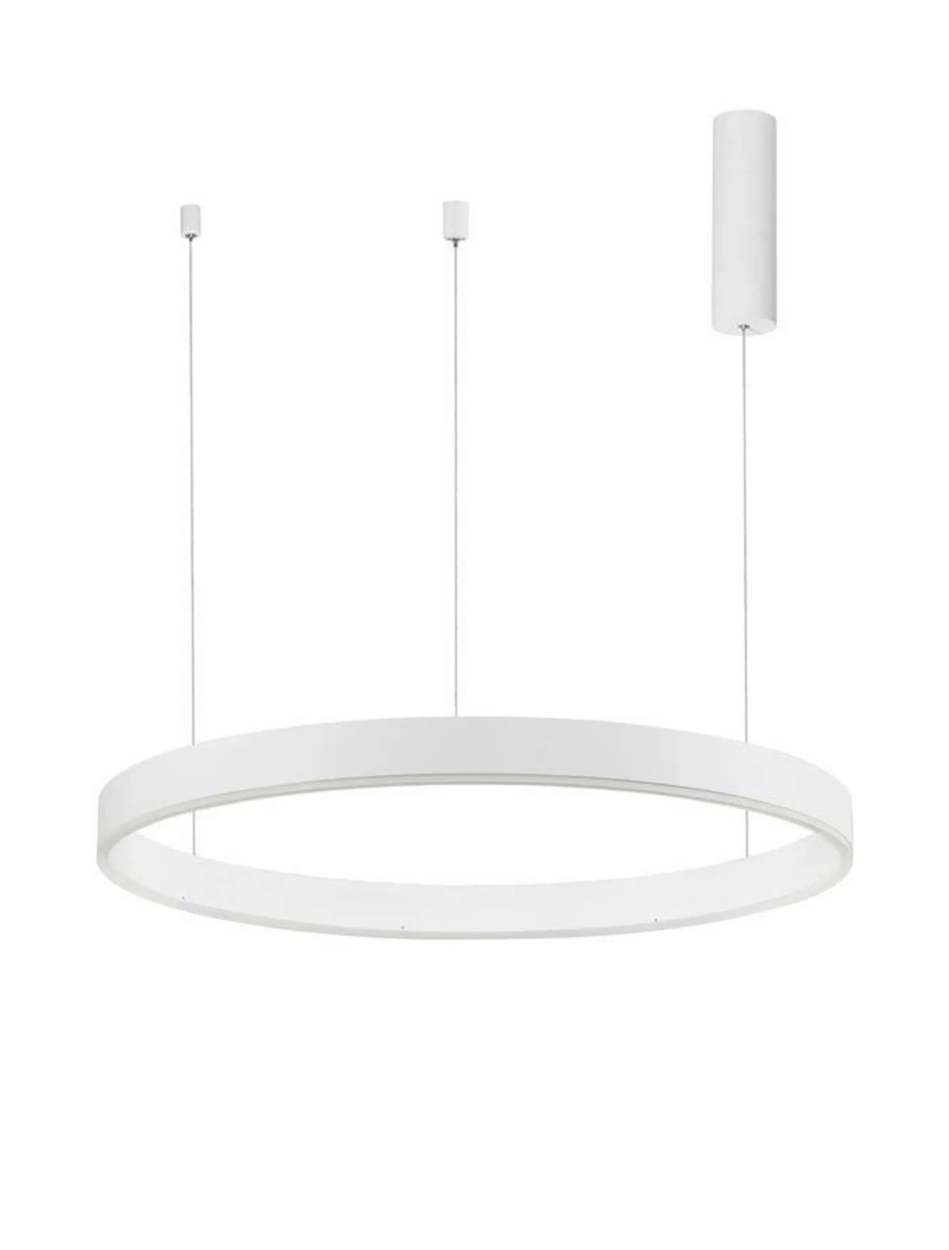 NOVA LUCE závěsné svítidlo MOTIF bílý hliník a akryl LED 48W 230V 3000K IP20 stmívatelné 9190748