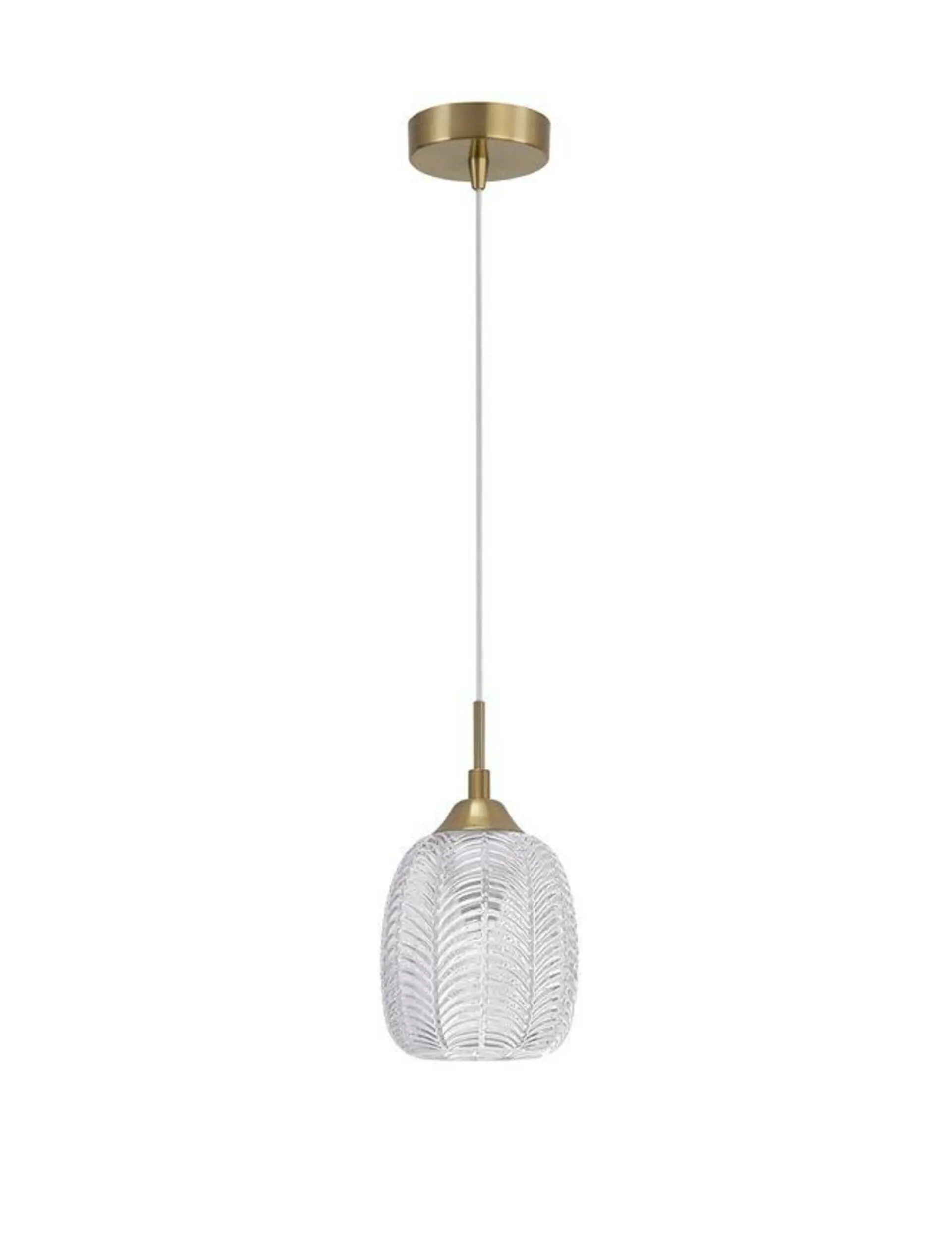 NOVA LUCE závěsné svítidlo VARIO čiré sklo a saténový zlatý kov E27 1x12W 230V IP20 bez žárovky 9191541