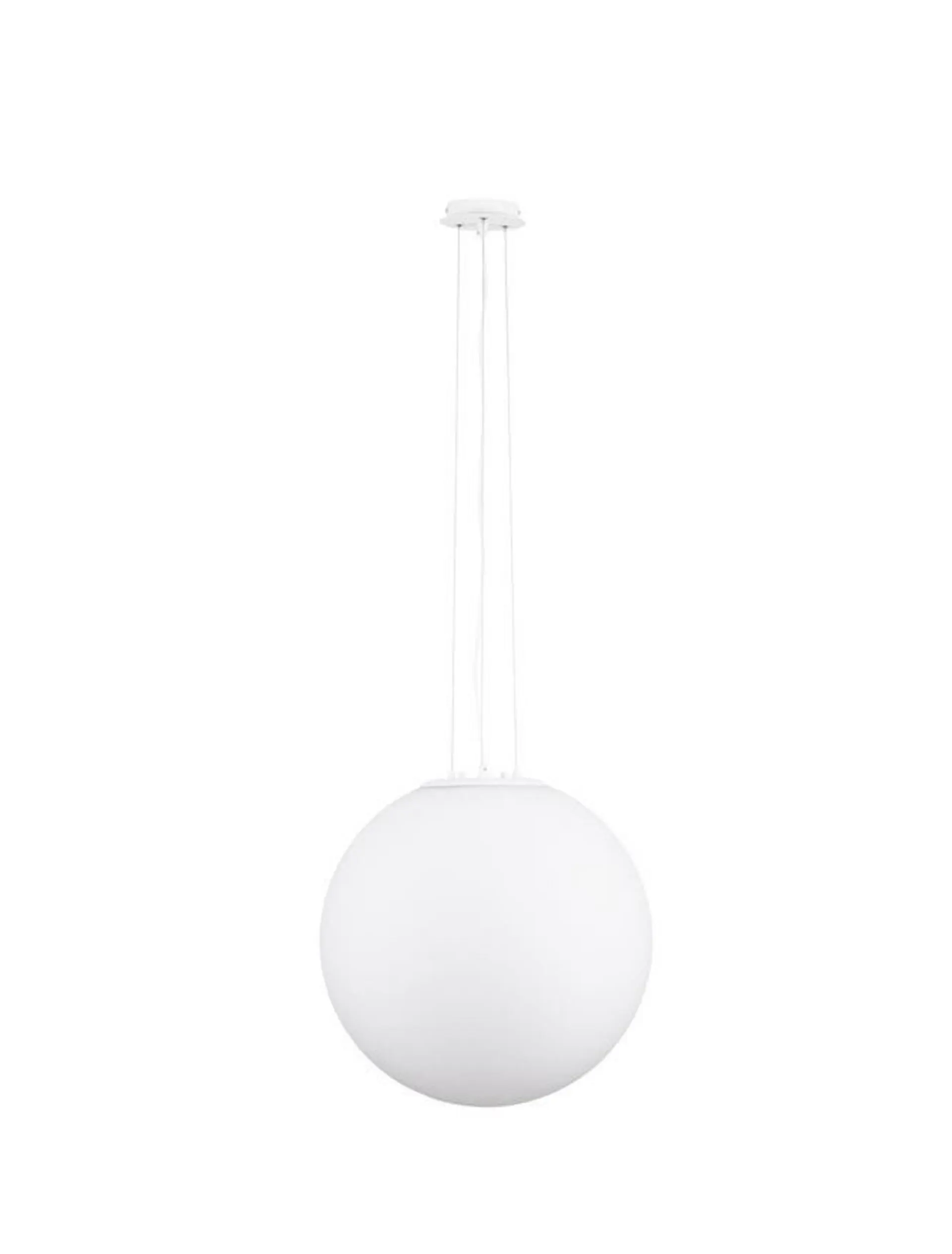 NOVA LUCE závěsné svítidlo NEVOSO opálové sklo a bílý kov E27 1x12W 230V IP20 bez žárovky 920423