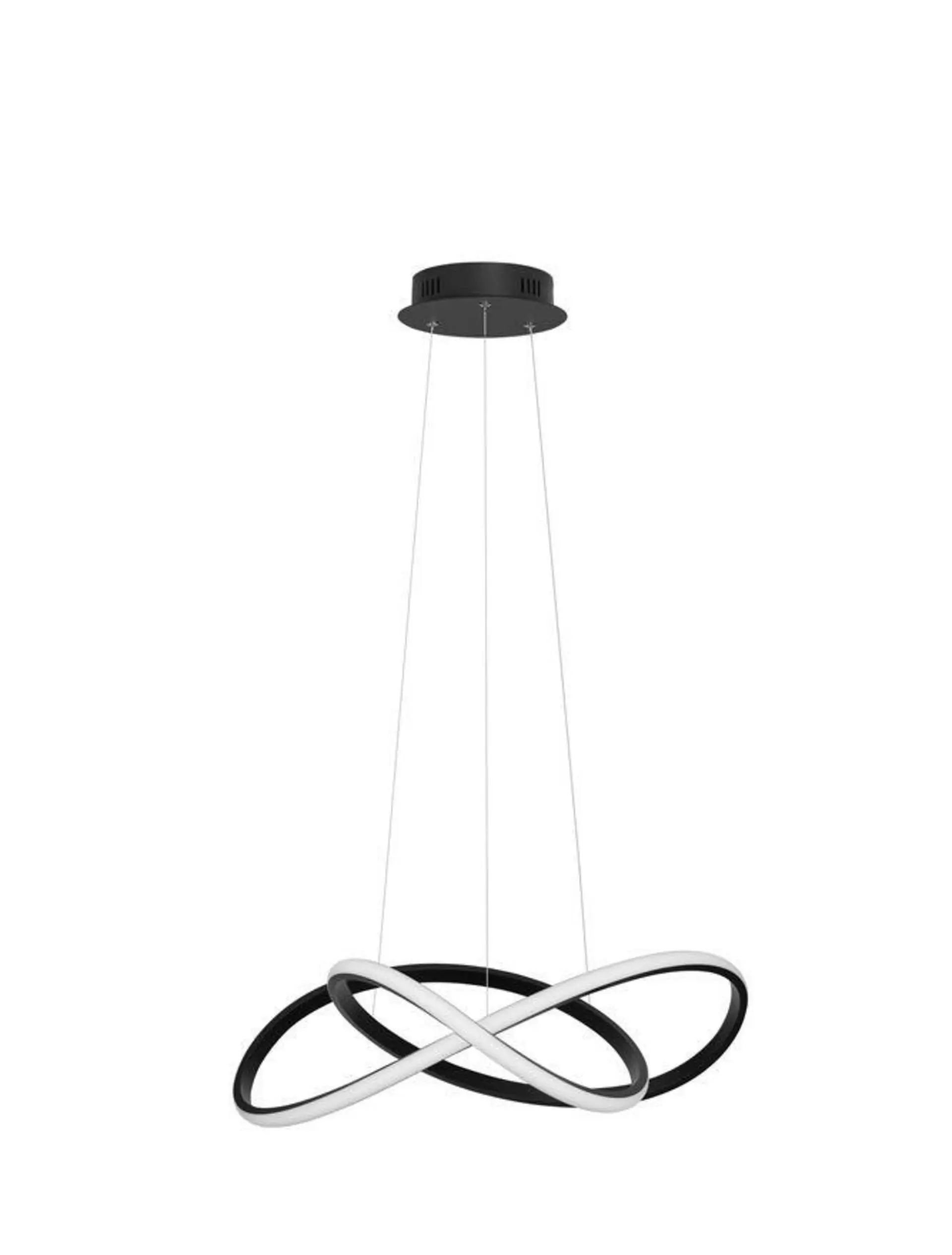 NV 9248107 Závěsné svítidlo AMARA černý hliník a akryl LED 28W 230V 3000K IP20 - NOVA LUCE
