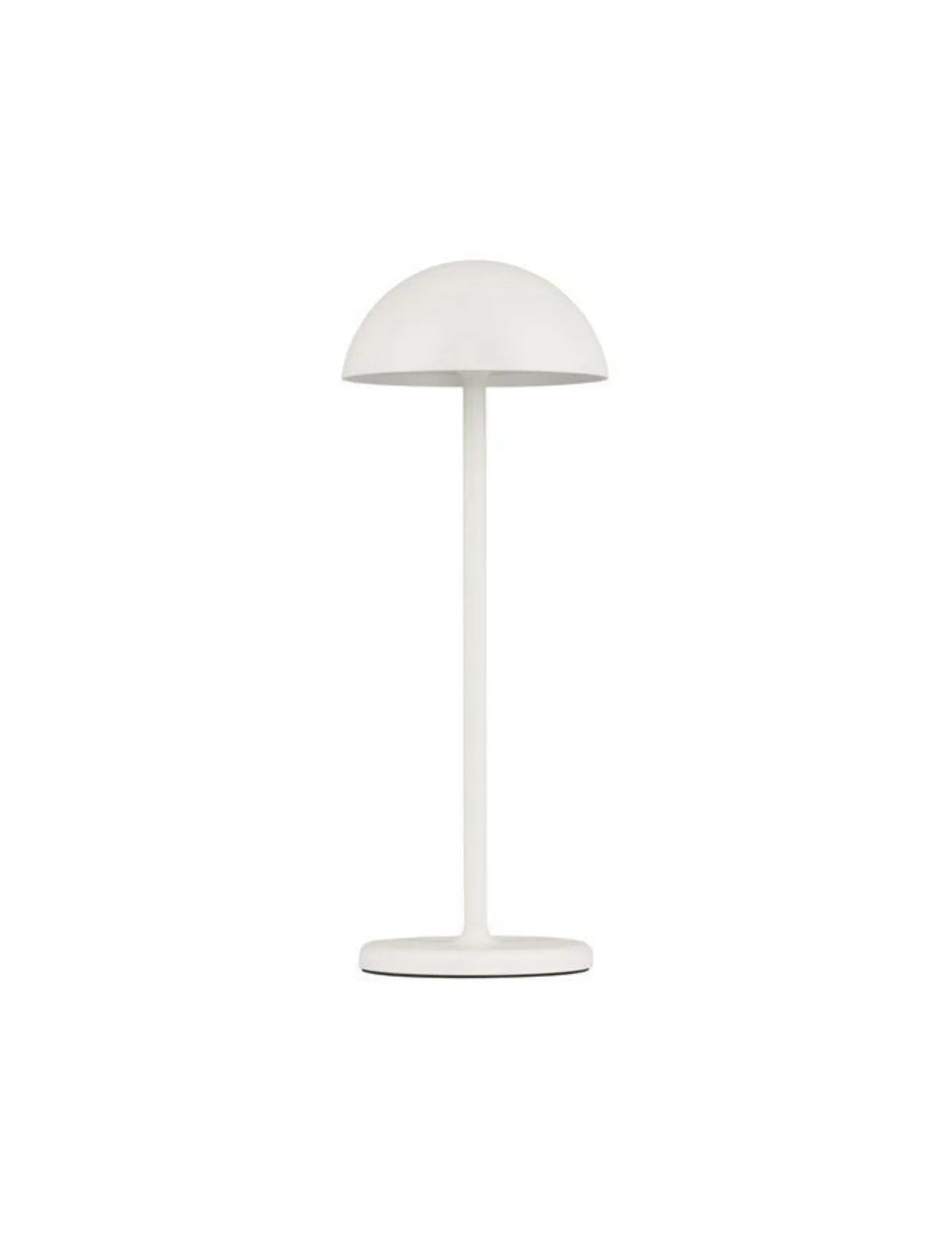 NOVA LUCE venkovní stolní lampa ROSE bílý hliník a akryl LED 1W 3000K 5V DC IP54 vypínač na těle / USB kabel 9281380