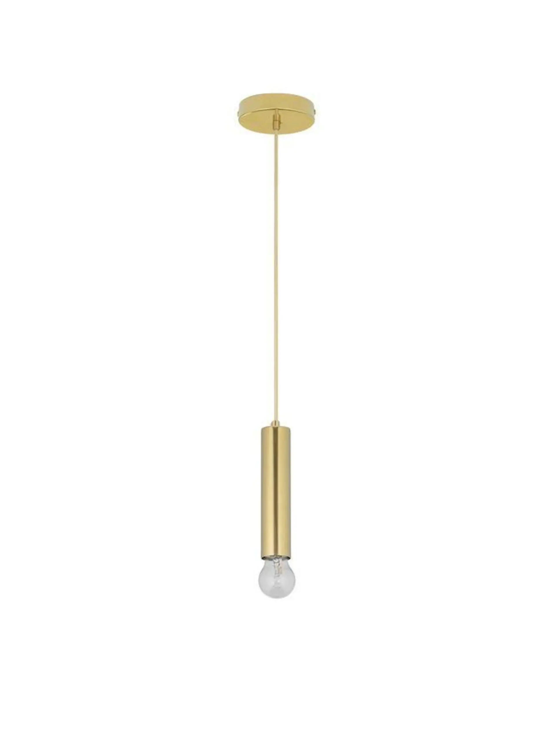 NOVA LUCE závěsné svítidlo NORWAY zlatý hliník zlatý kabel E27 1x12W 230V IP20 bez žárovky 9287946