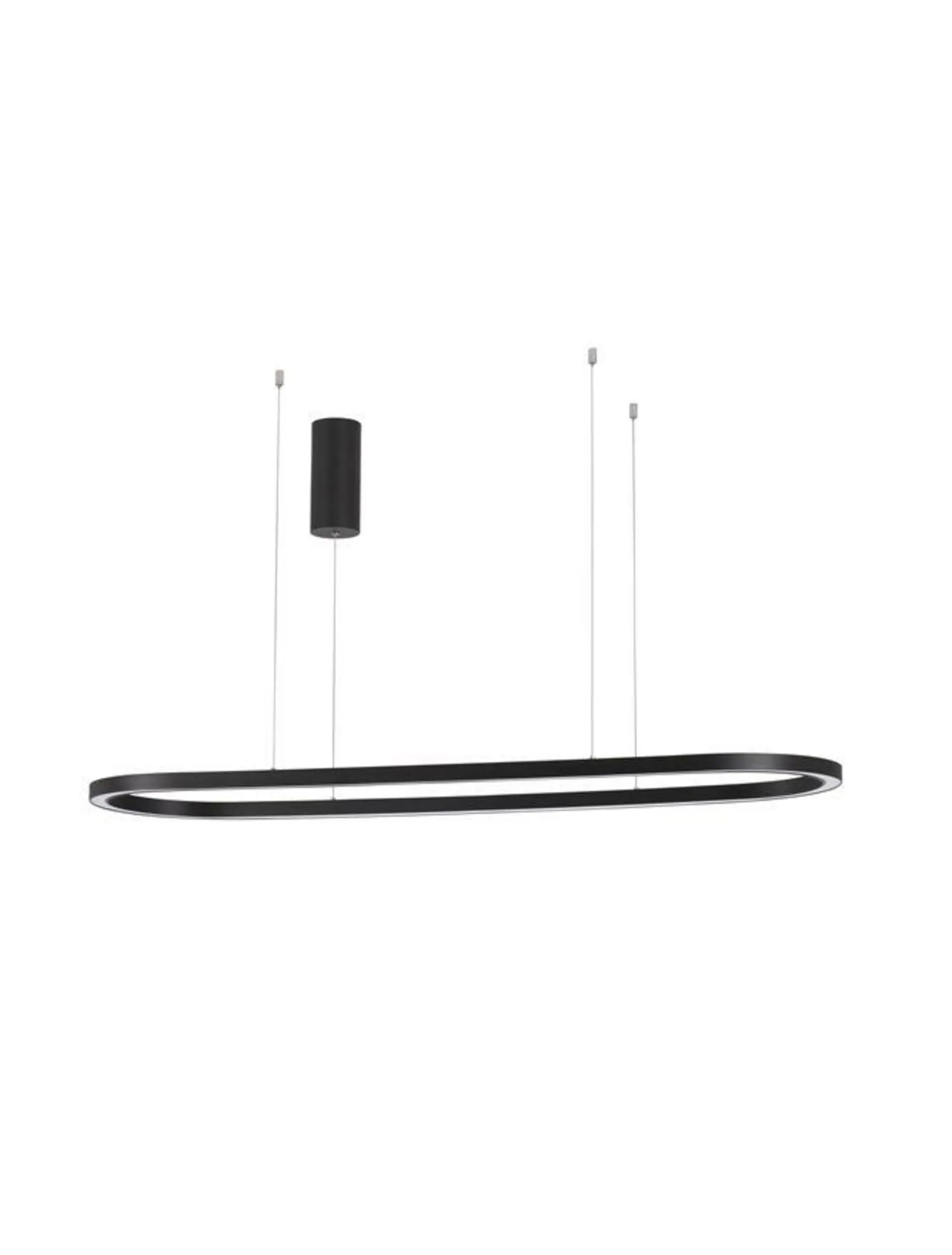 NOVA LUCE závěsné svítidlo CUPPE černý hliník a akryl LED 58W 230V 3000K IP20 stmívatelné 9345624