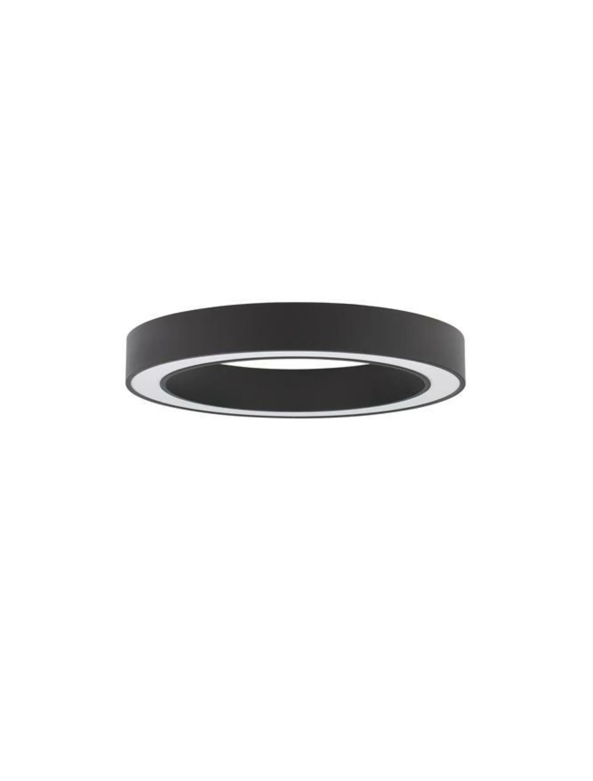 NOVA LUCE stropní svítidlo MORBIDO černý hliník a akryl LED 50W 230V 2700K - 4000K IP20 vč. dálkového ovládání stmívatelné Tuya 9345633
