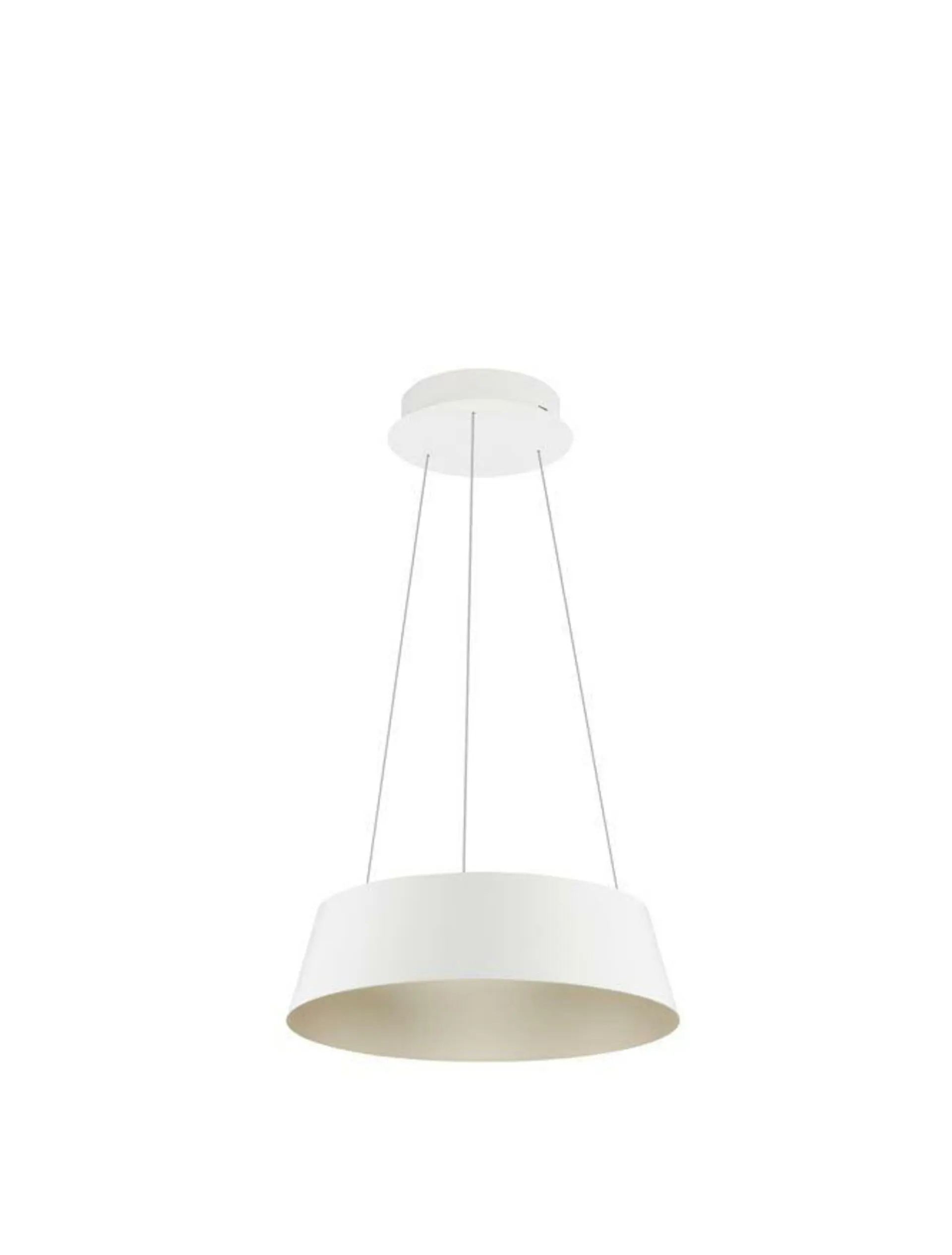 NOVA LUCE závěsné svítidlo ALBA bílý hliník šampaň a zlatá LED 40W 230V 3000K IP20 stmívatelné 9345655