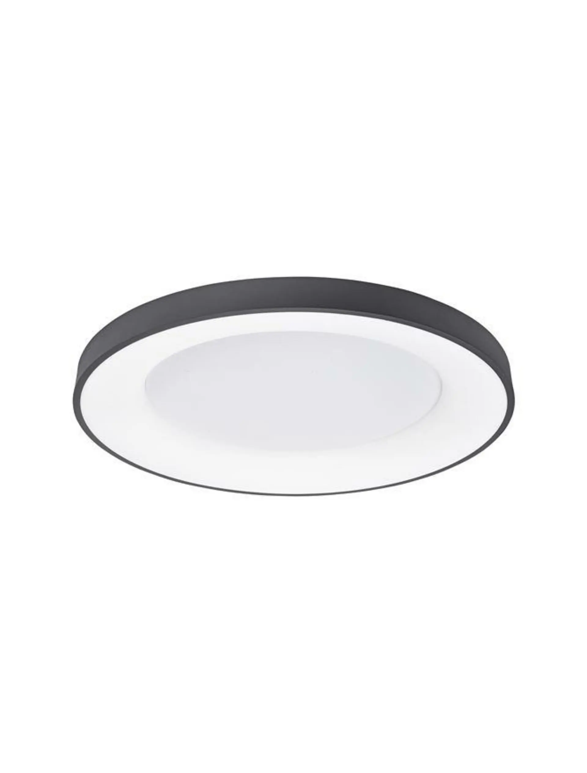 NOVA LUCE stropní svítidlo RANDO THIN černý hliník a akryl LED 50W 230V 4000K IP20 stmívatelné 9353851