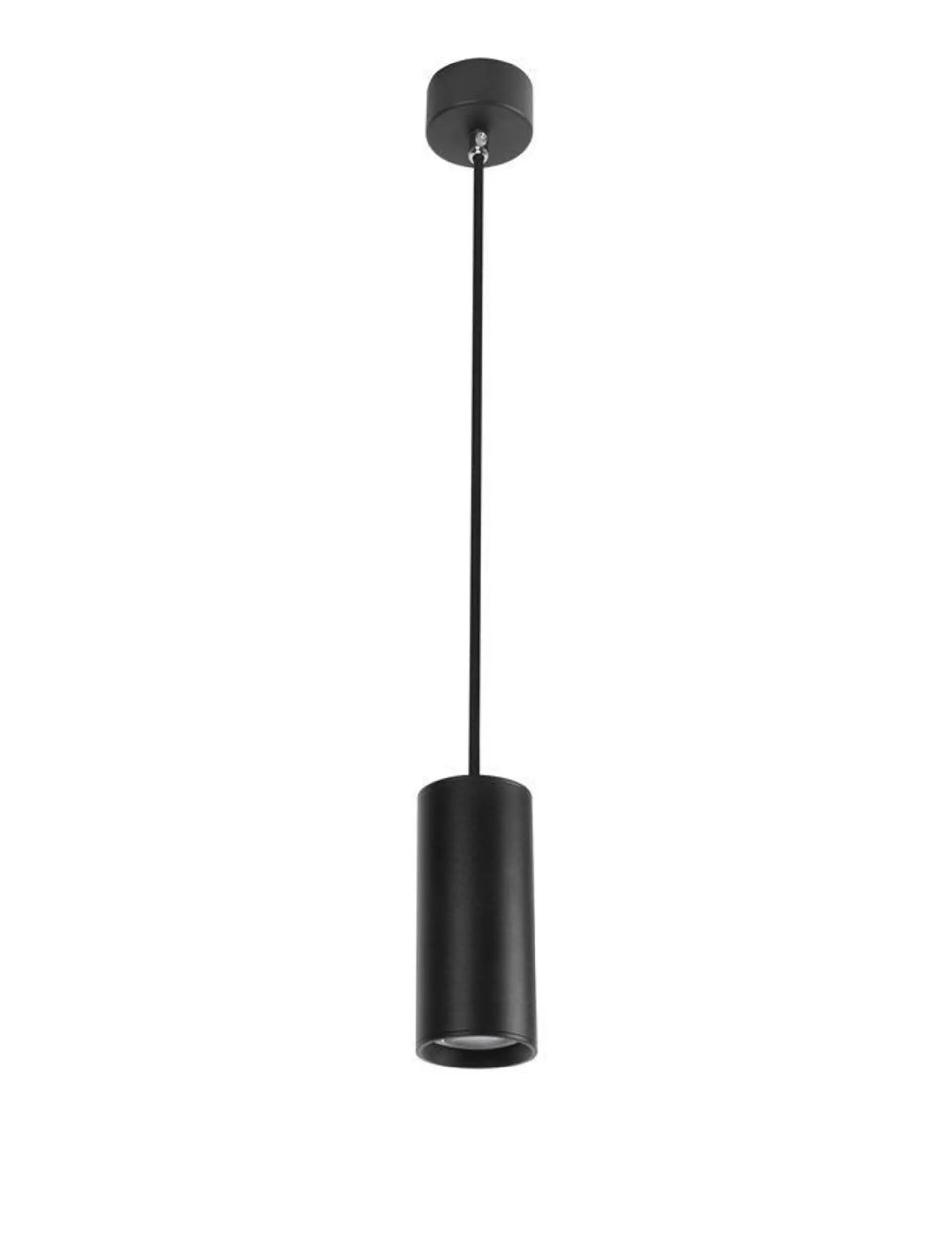 NOVA LUCE závěsné svítidlo AILA černý hliník GU10 1x10W IP20 220-240V bez žárovky 9419422