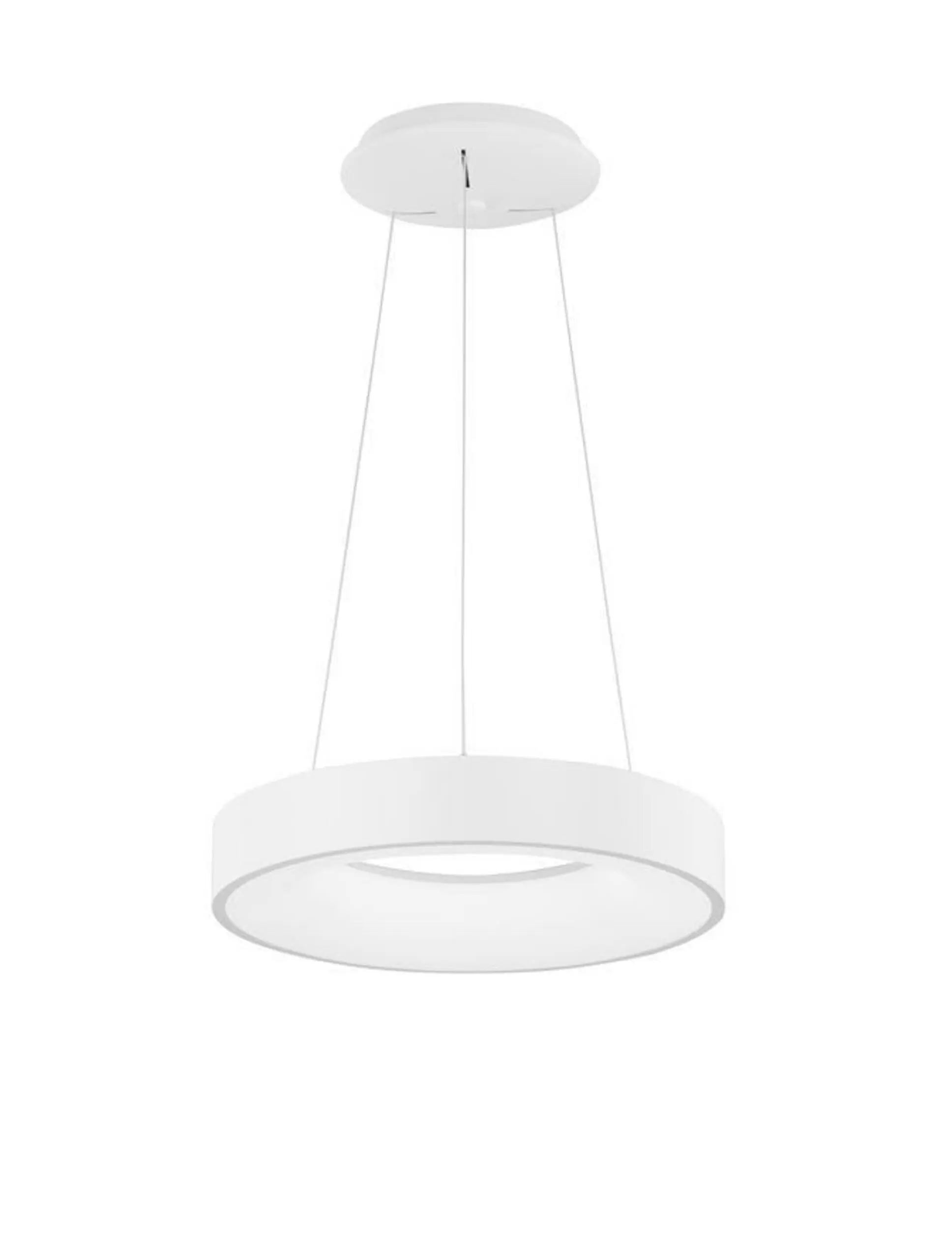 NOVA LUCE závěsné svítidlo RANDO THIN bílý hliník a akryl LED 30W 230V 3000K IP20 stmívatelné 9453430