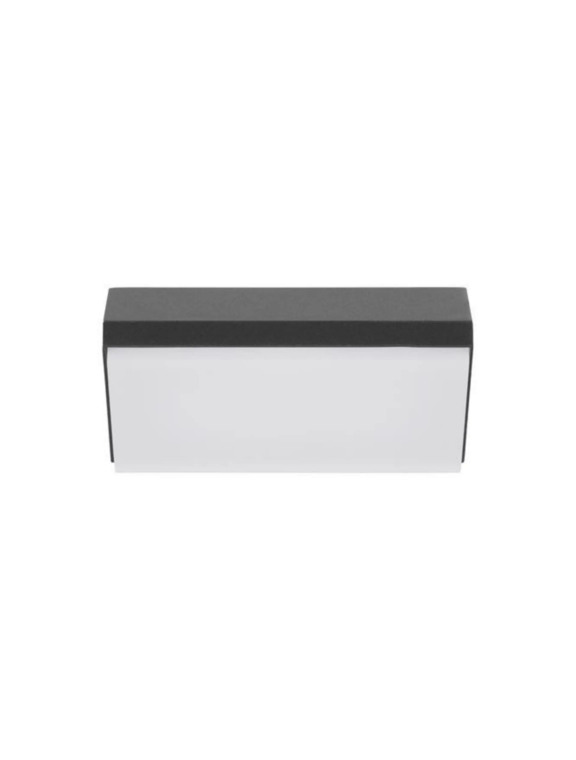 NOVA LUCE venkovní nástěnné svítidlo ZENON antracitový hliník a matný akryl LED 10W 3000K 220-240V 114st. IP65 9492610