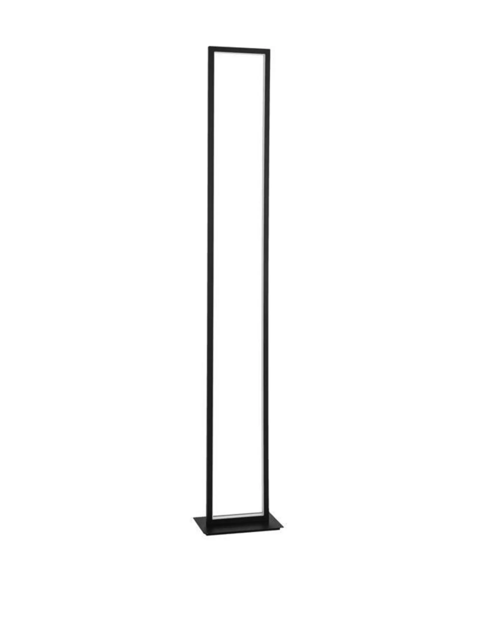 NOVA LUCE stojací lampa WENNA matný černý hliník a akryl LED 36W 230V 3000K IP20 9500812