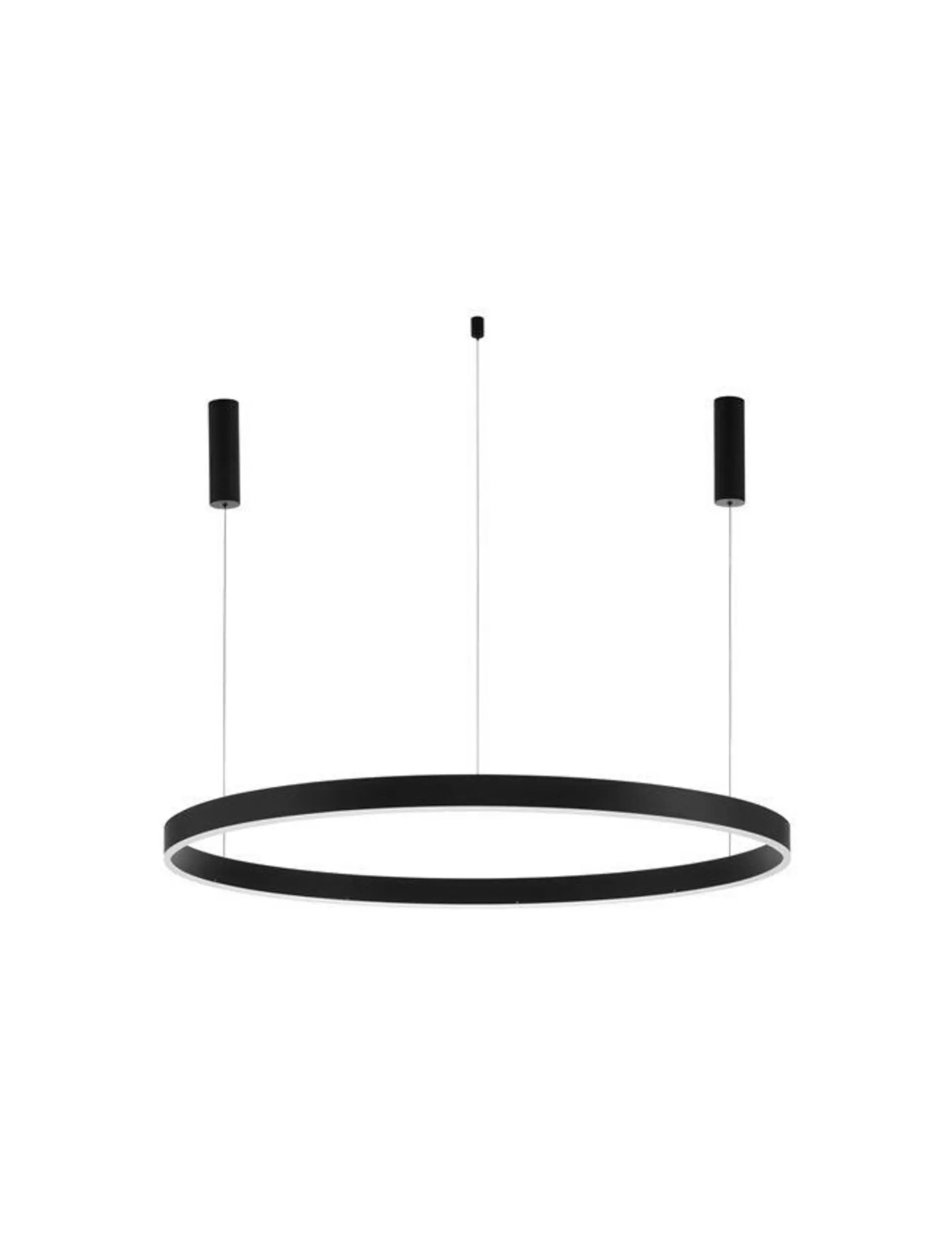 NOVA LUCE závěsné svítidlo MOTIF LED hliník a akryl černá 70W 2700K-6000K 220-240V,CCT a stmívatelné, IP20 9530219