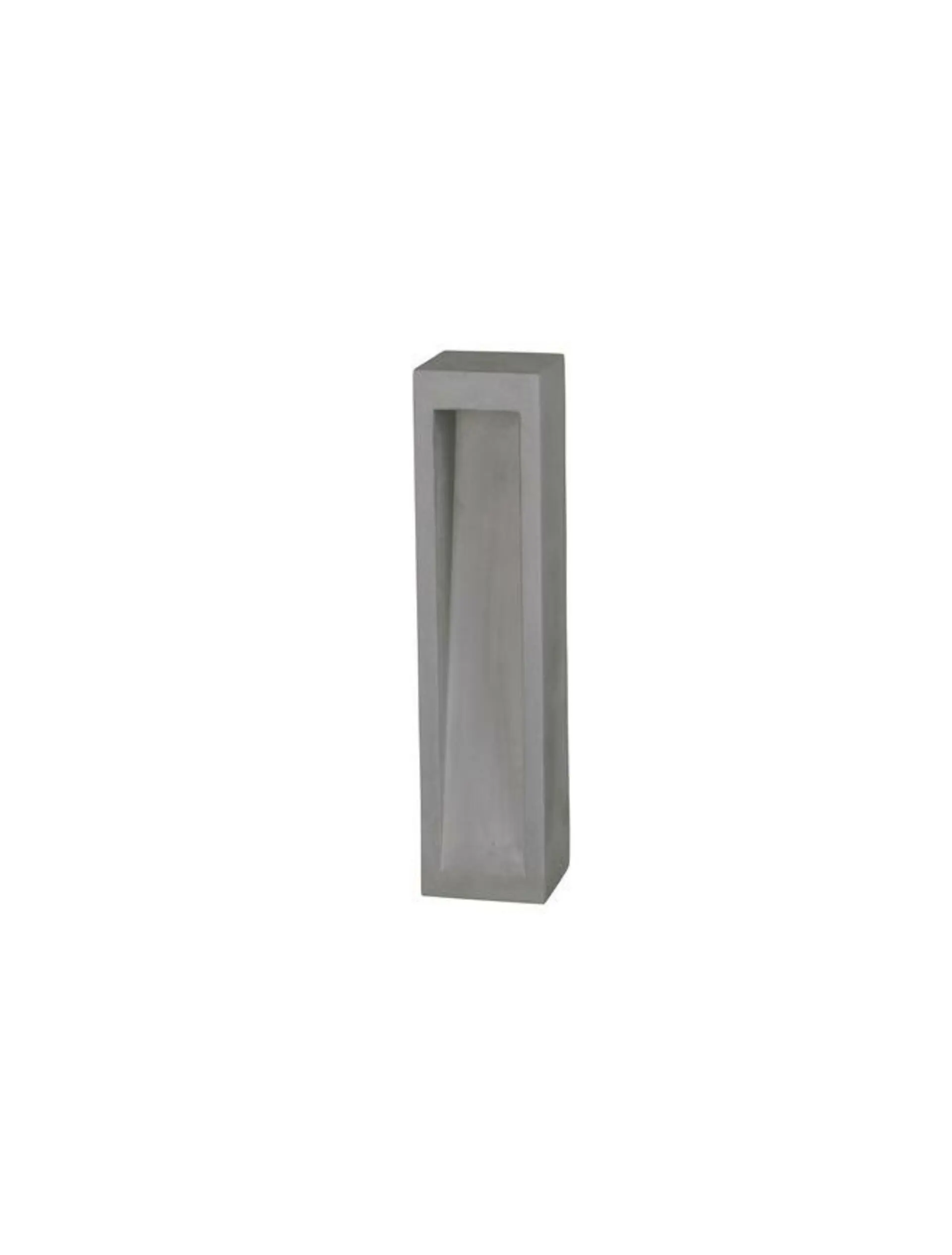 NOVA LUCE venkovní sloupkové svítidlo BARCO šedý beton skleněný difuzor LED 6W 3000K 120-230V IP65 9540208