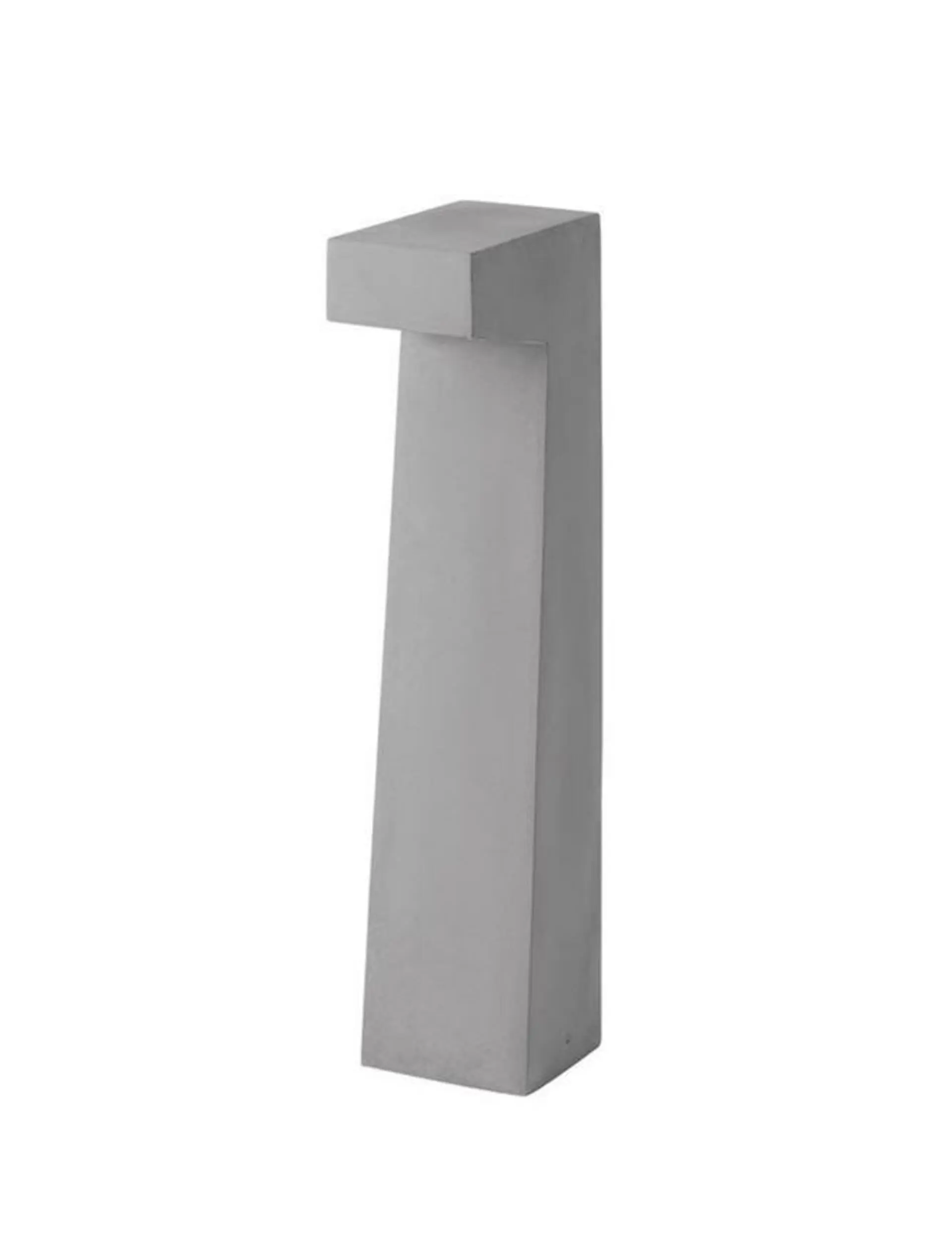 NV 9540212 Venkovní sloupkové svítidlo ARAN šedý beton skleněný difuzor LED 5W 3000K 120-230V IP65 - NOVA LUCE