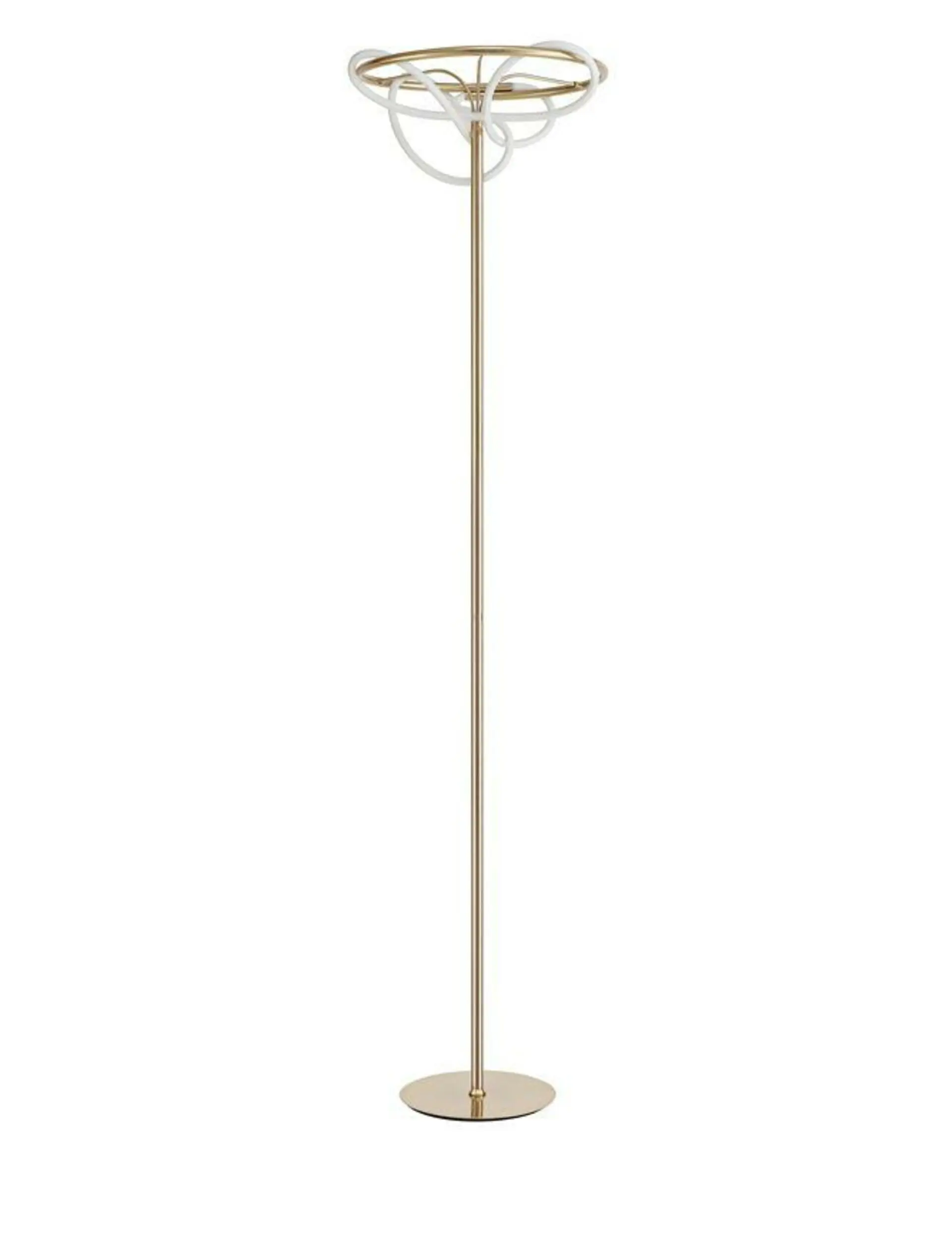 NOVA LUCE stojací lampa TIRIAC zlatý hliník a akryl LED 28W 230V 3000K IP20 9548106