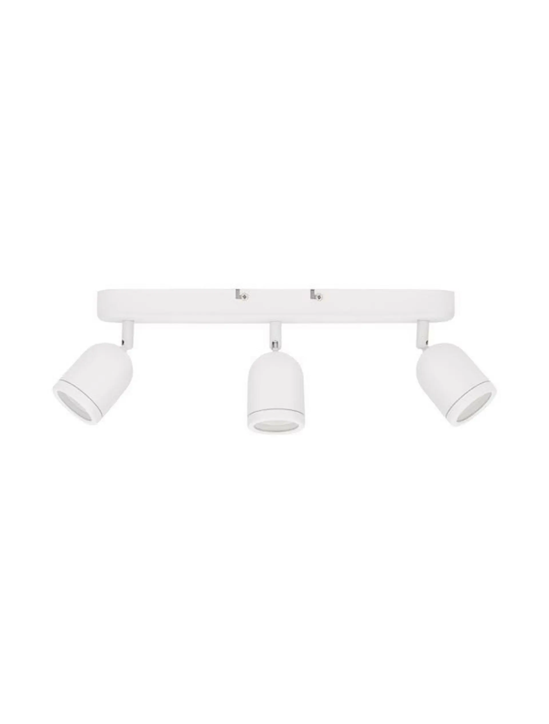 NOVA LUCE bodové svítidlo ORSON bílý kov GU10 3x10W 230V IP44 bez žárovky 9555818