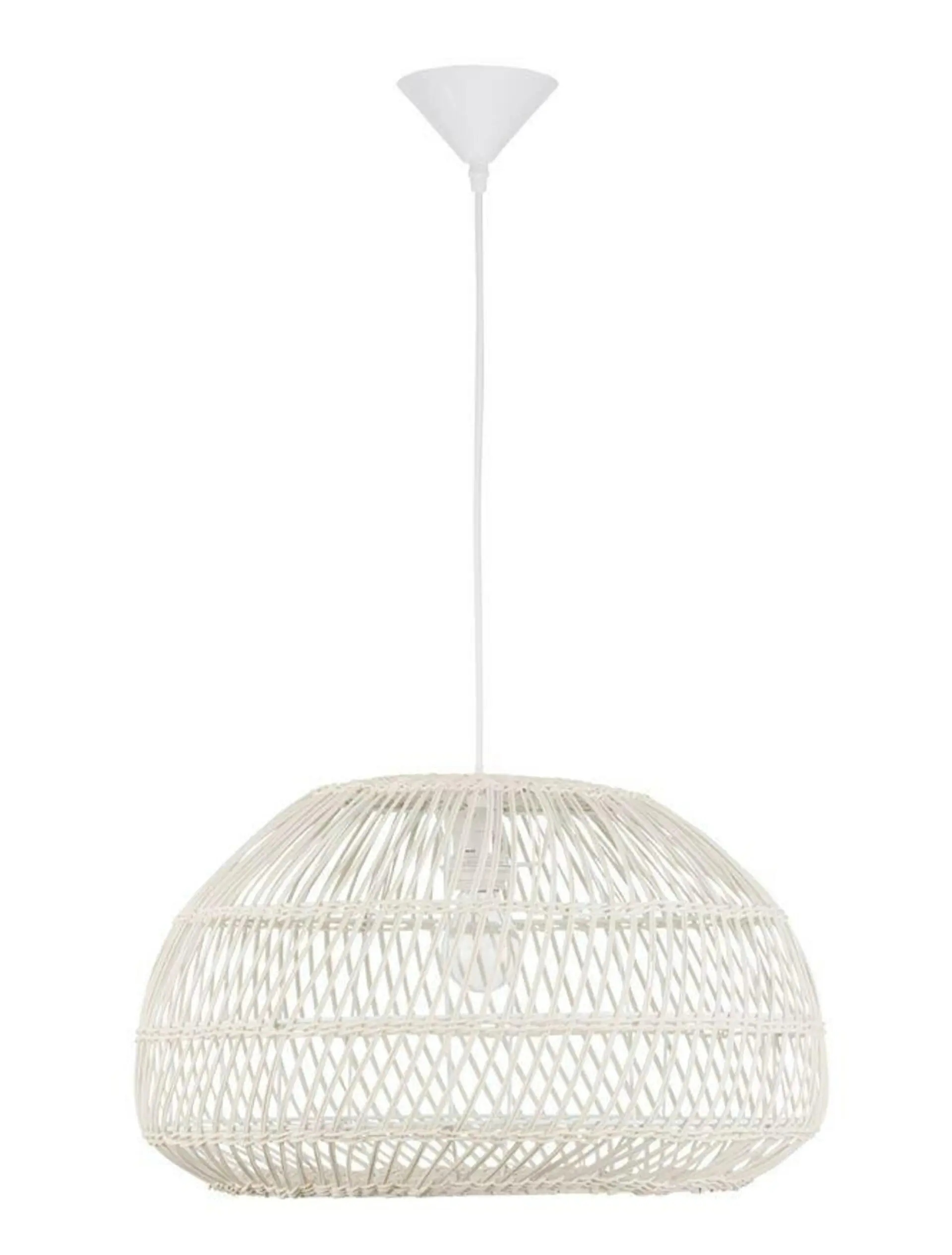 NV 9586431 Závěsné svítidlo MELODY přírodní ratan černý kabel E27 1x12W IP20 bez žárovky - NOVA LUCE