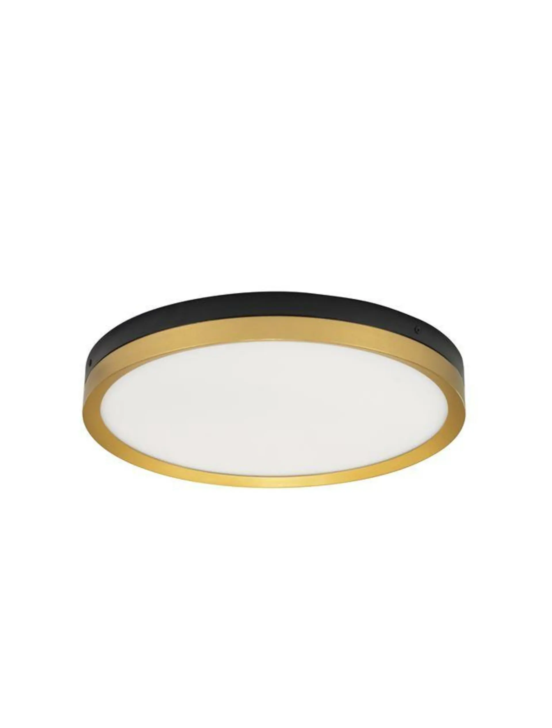 NOVA LUCE stropní svítidlo MR JOHN černá a mosaz zlatá LED 25.2W 3000K 9695236