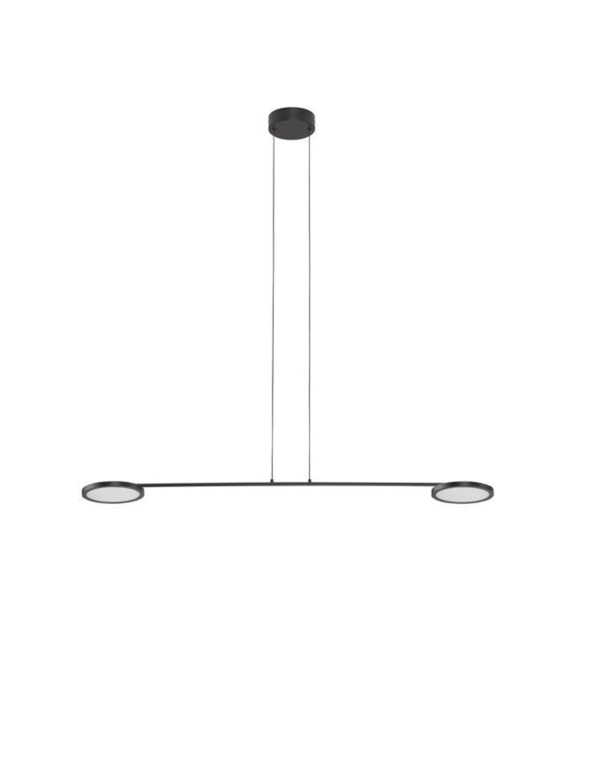 NOVA LUCE závěsné svítidlo SCOPE černá LED 19.4W 3000K stmívatelné 9695252