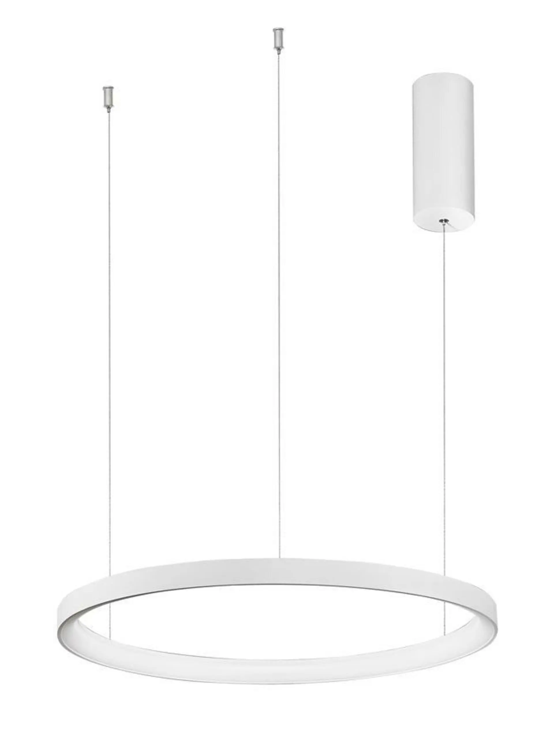 NOVA LUCE závěsné svítidlo PERTINO bílý hliník a akryl LED 38W 230V 3000K IP20 stmívatelné 9853681