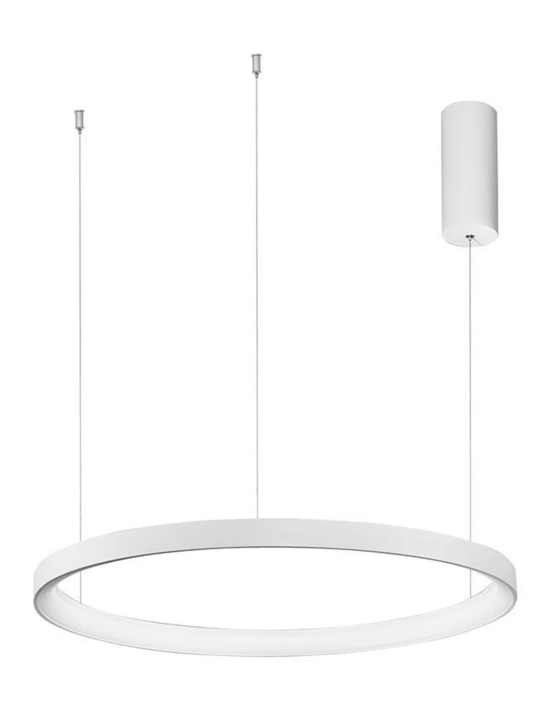 NOVA LUCE závěsné svítidlo PERTINO bílý hliník a akryl LED 48W 230V 3000K IP20 stmívatelné 9853683