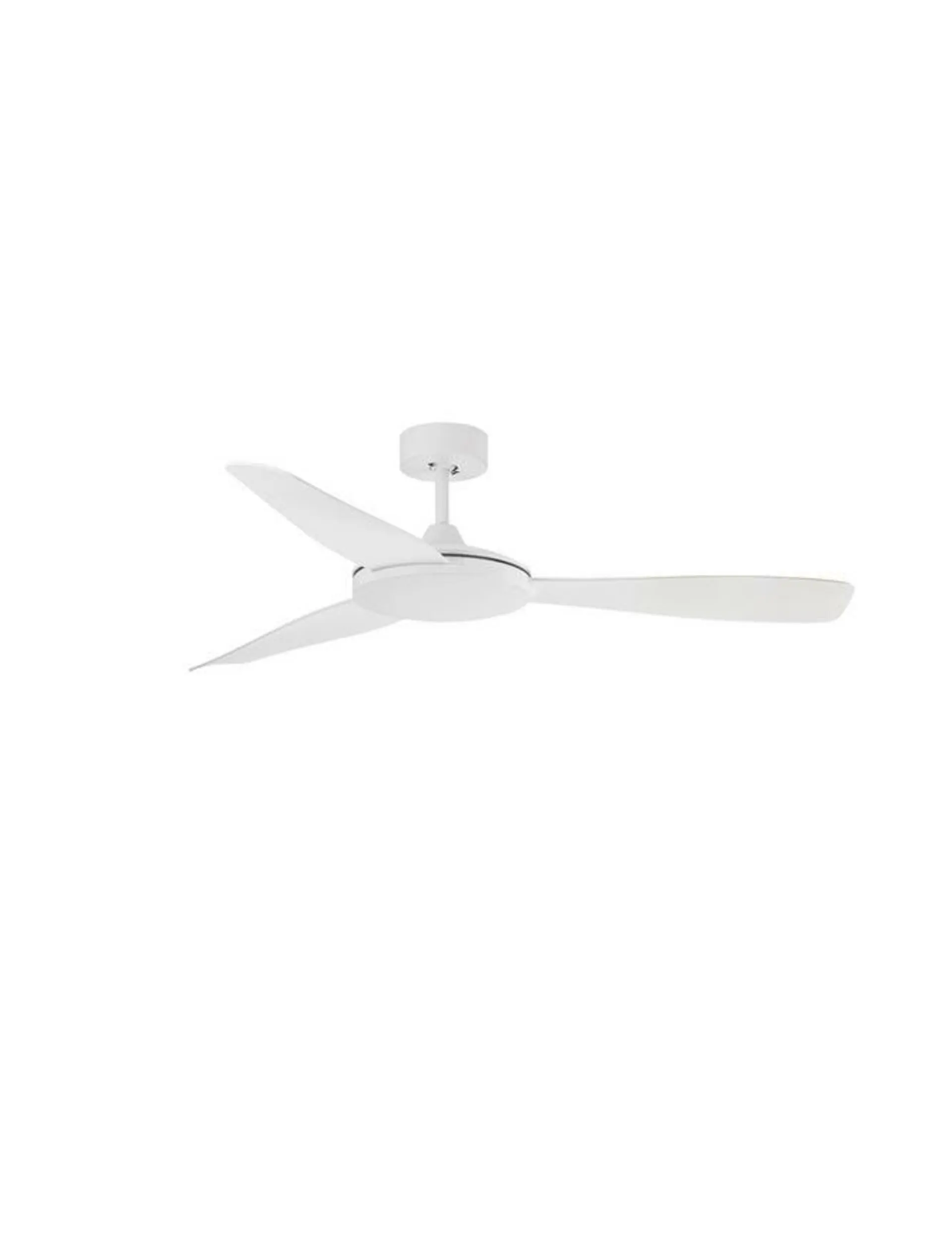 NOVA LUCE stropní ventilátor BLAIRE tělo z hliníku matná bílá a sklo 3ABS bílé listy 9952360