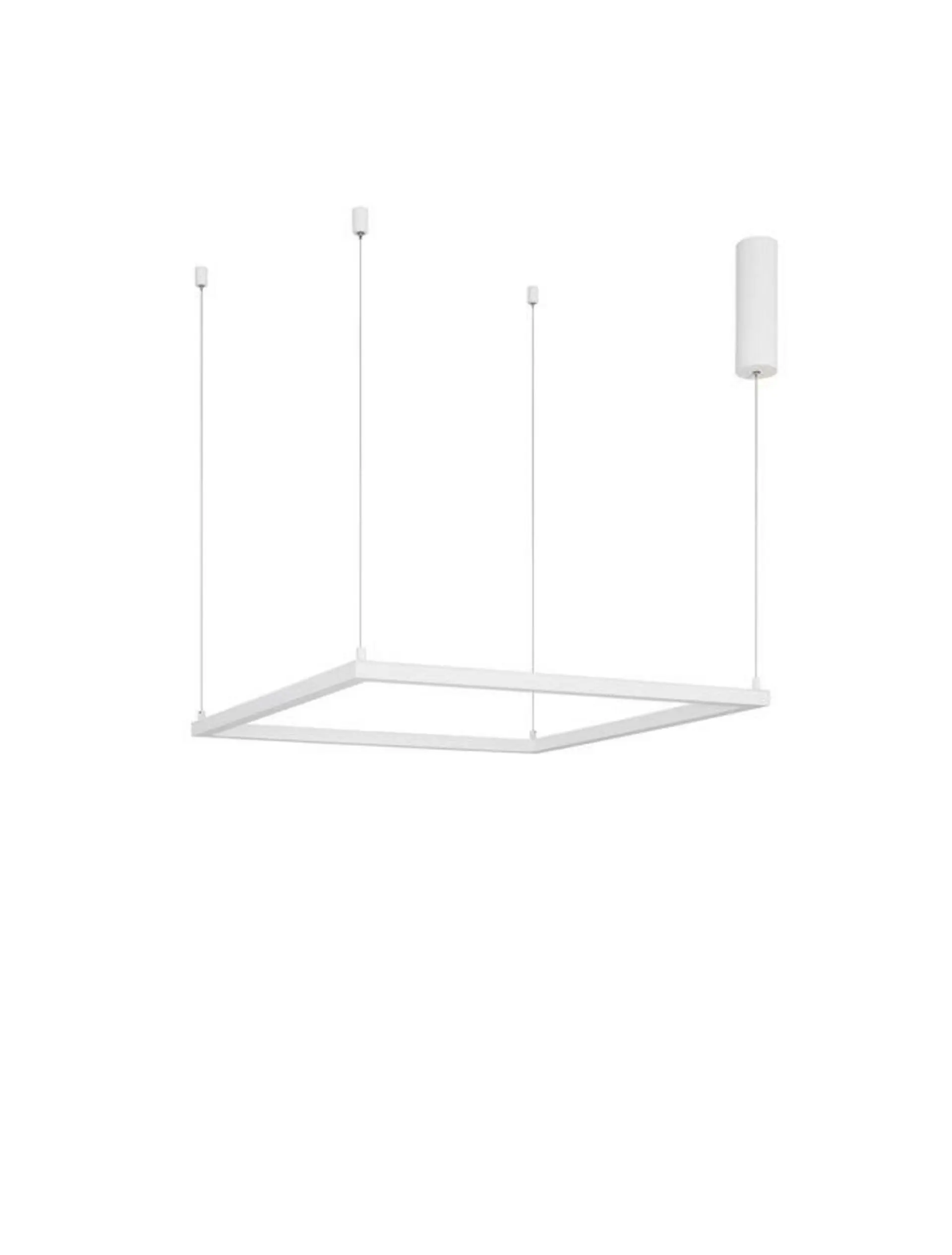 NOVA LUCE závěsné svítidlo ETERNA bílý hliník a akryl LED 40W 230V 3000K IP20 stmívatelné 9990733