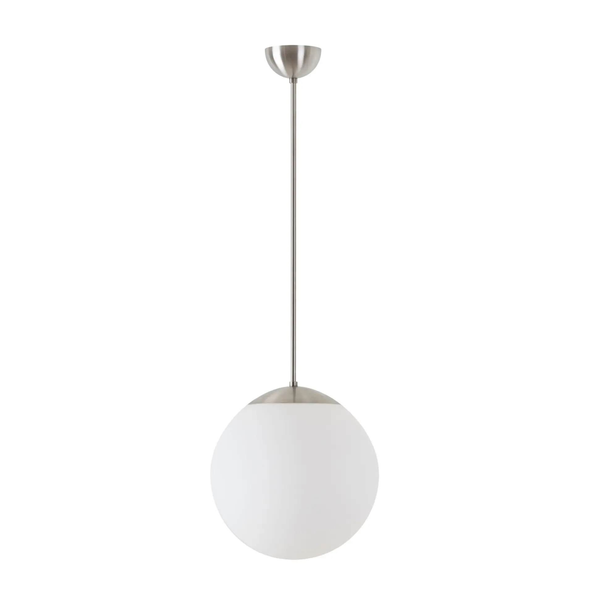 OSMONT ADR60067 ADRIA P2 závěsné skleněné svítidlo nerez broušená / bílá IP40 3000 K 20W LED