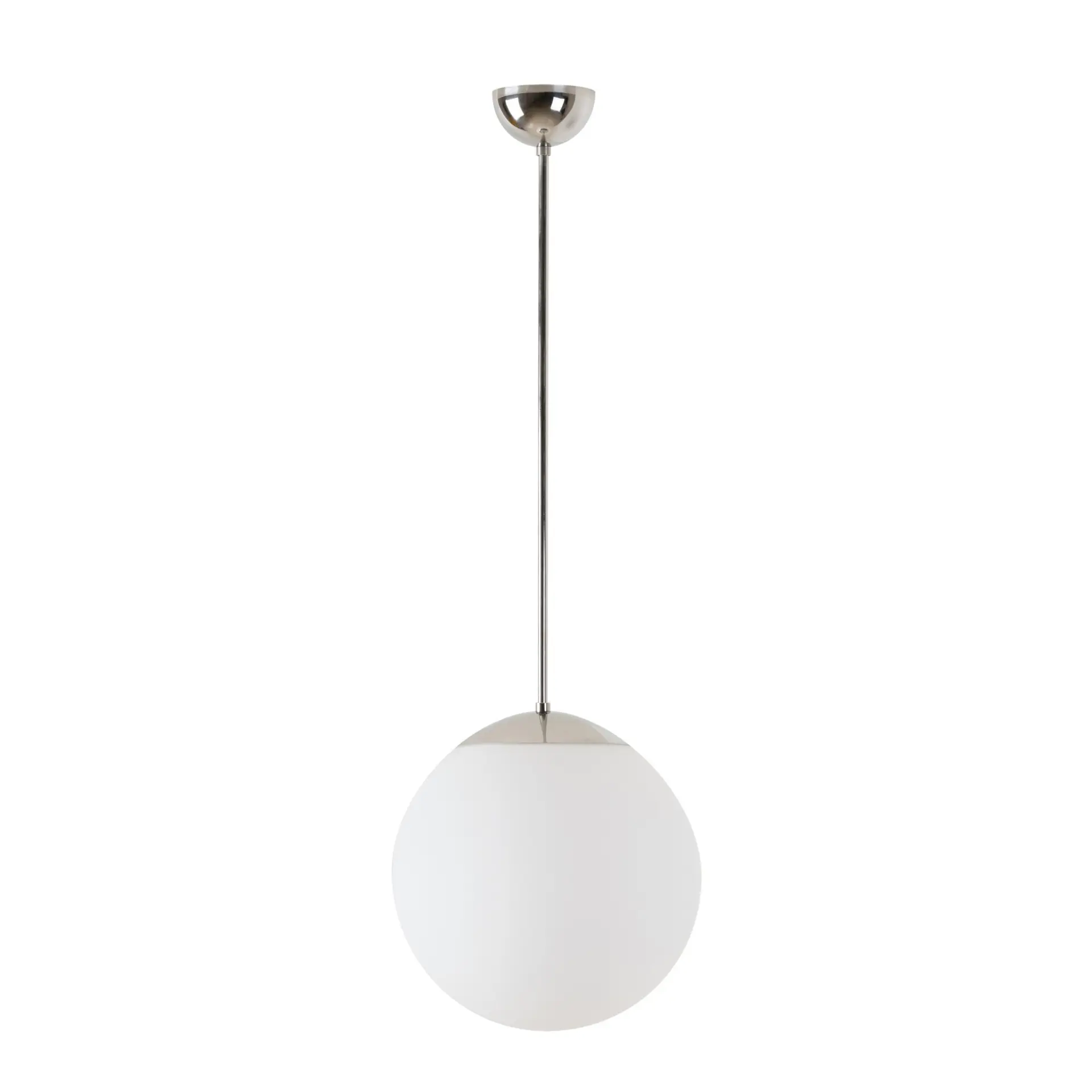 OSMONT ADR60559 ADRIA P2 závěsné skleněné svítidlo nerez leštěná / bílá IP40 4000 K 20W LED