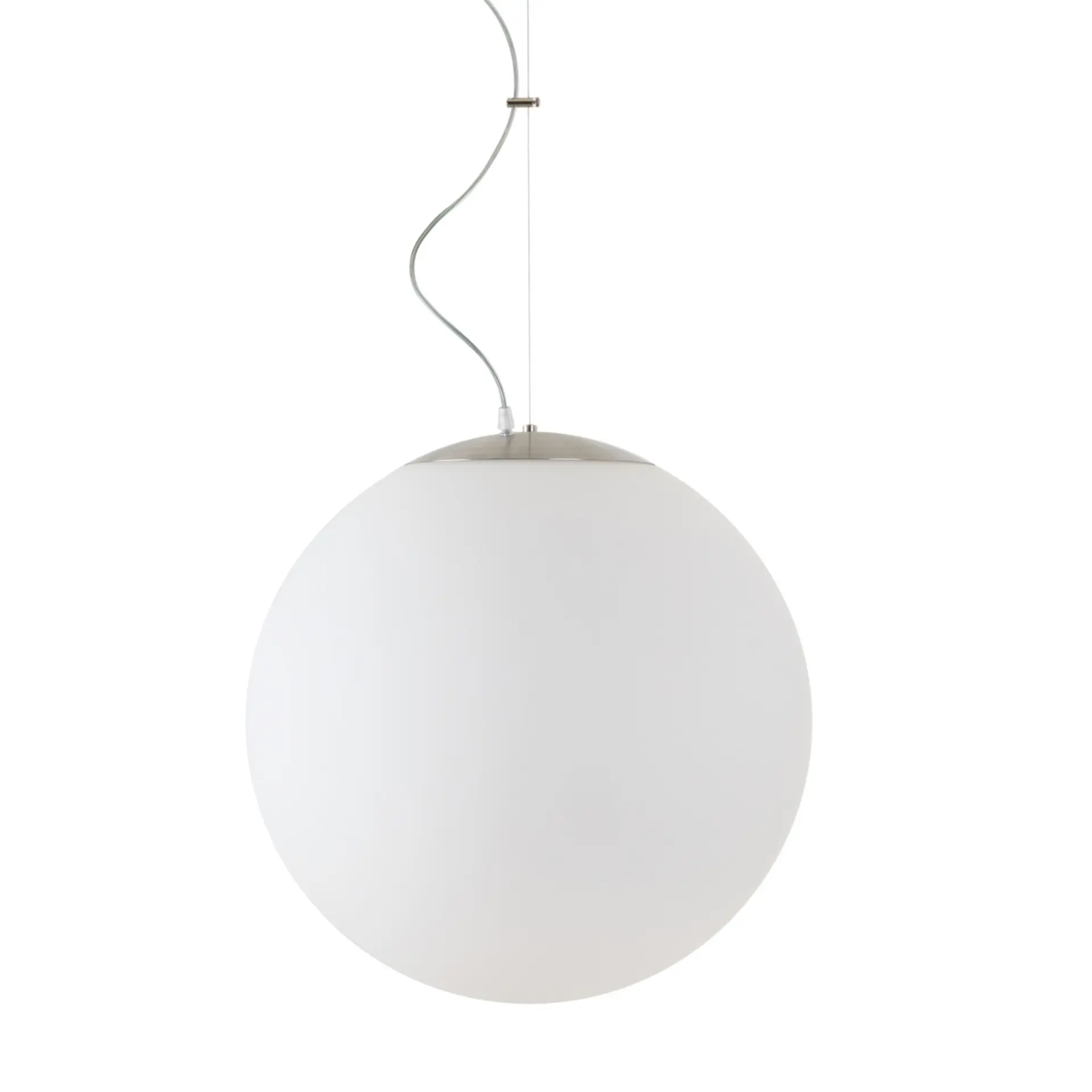 OSMONT ADR62186 ADRIA L4 HP závěsné skleněné svítidlo nerez broušená / bílá IP40 3000 K 59W LED