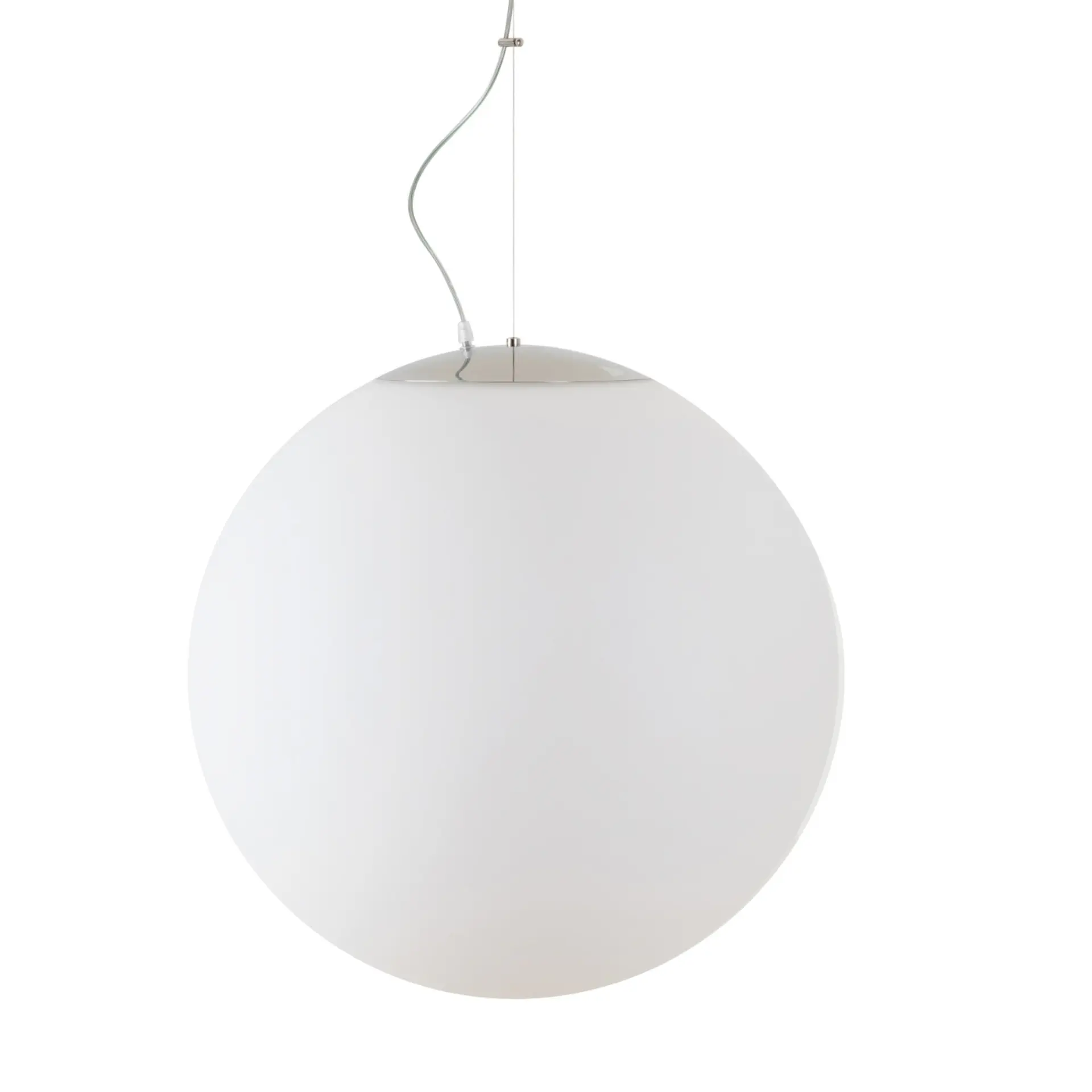 OSMONT ADR62202 ADRIA L5 HP závěsné skleněné svítidlo nerez leštěná / bílá IP40 3000 K 65W LED
