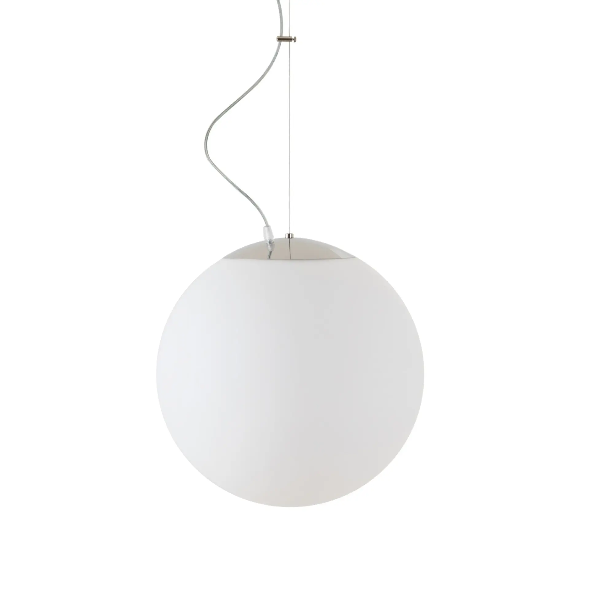 OSMONT ADR62664 ADRIA L3 HP závěsné skleněné svítidlo nerez leštěná / bílá IP40 4000 K 52W LED DALI
