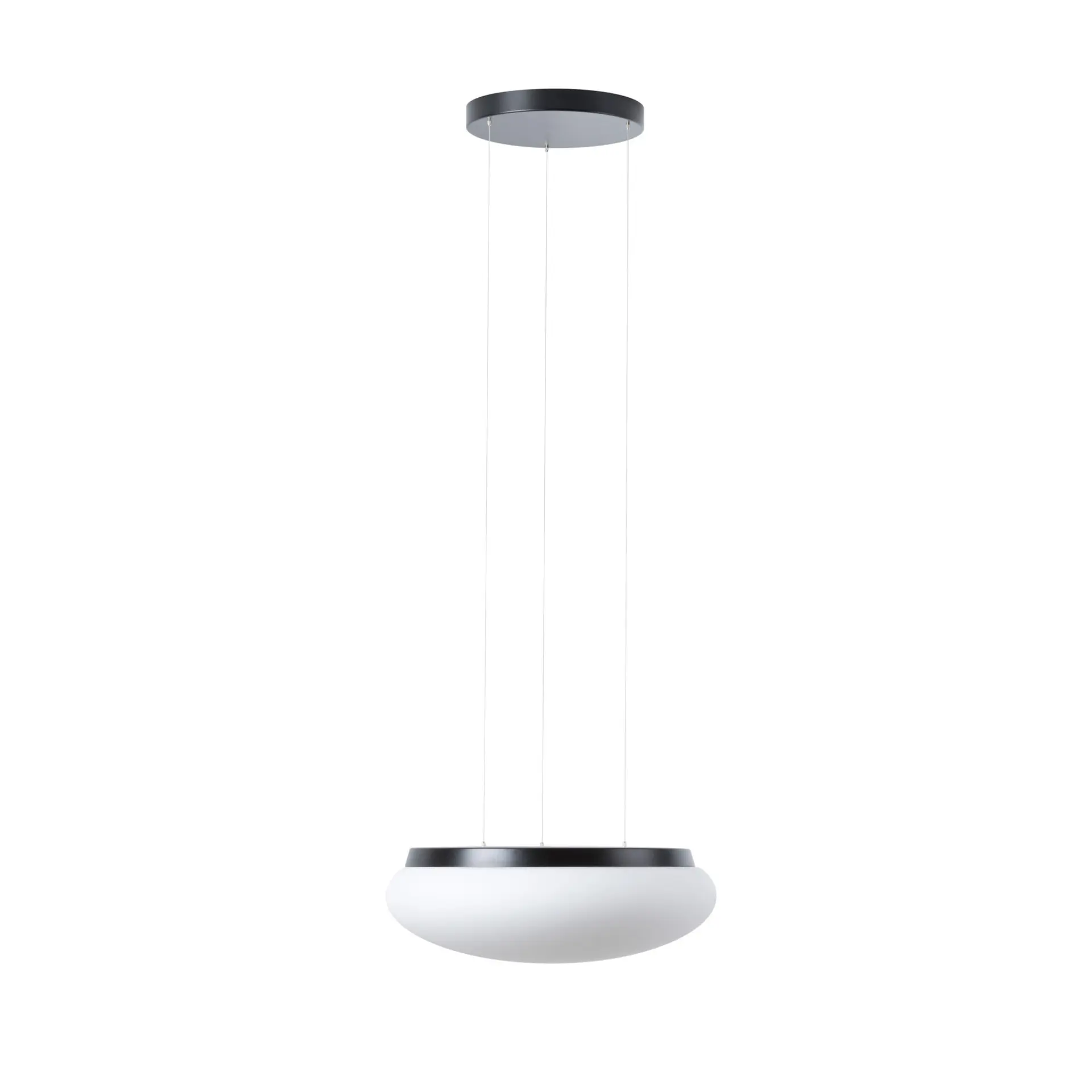 OSMONT ARA67494 ARAKIS LE3 závěsné skleněné svítidlo černá / bílá IP40 3000 K 24W LED