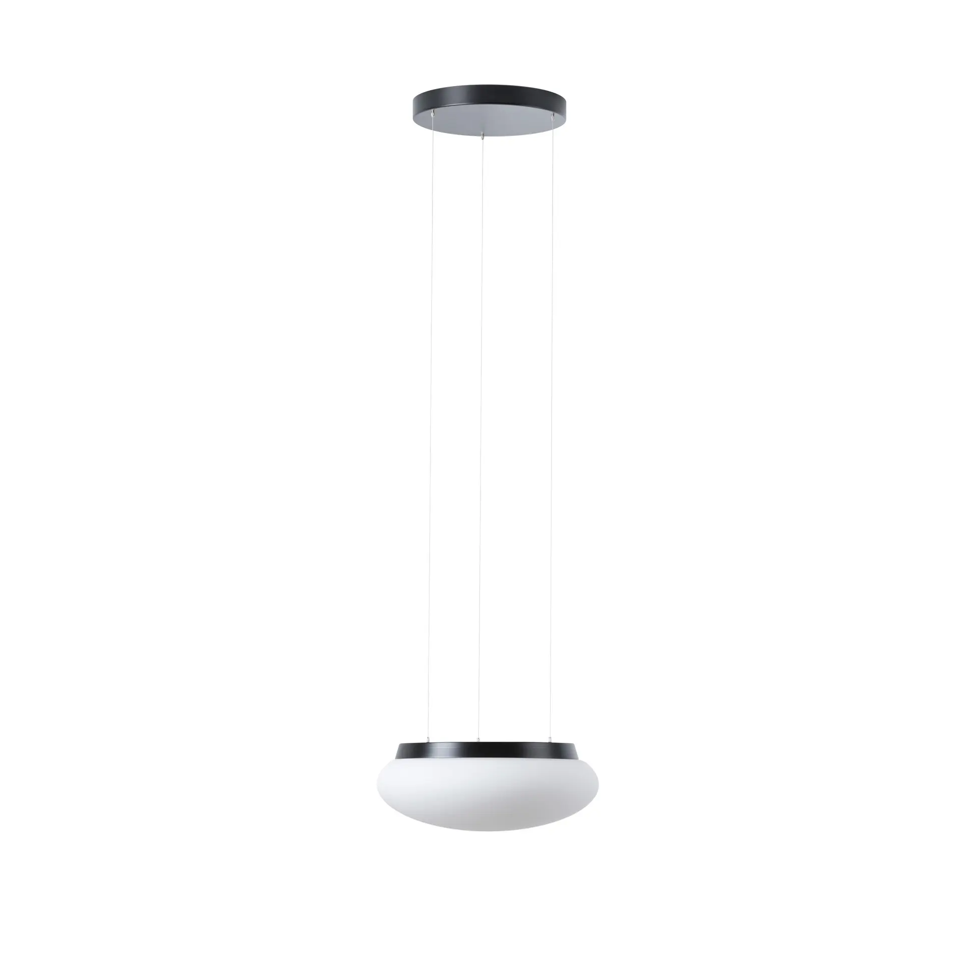 OSMONT ARA71372 ARAKIS LE2 závěsné skleněné svítidlo černá / bílá IP40 3000/4000 K 14W LED DALI