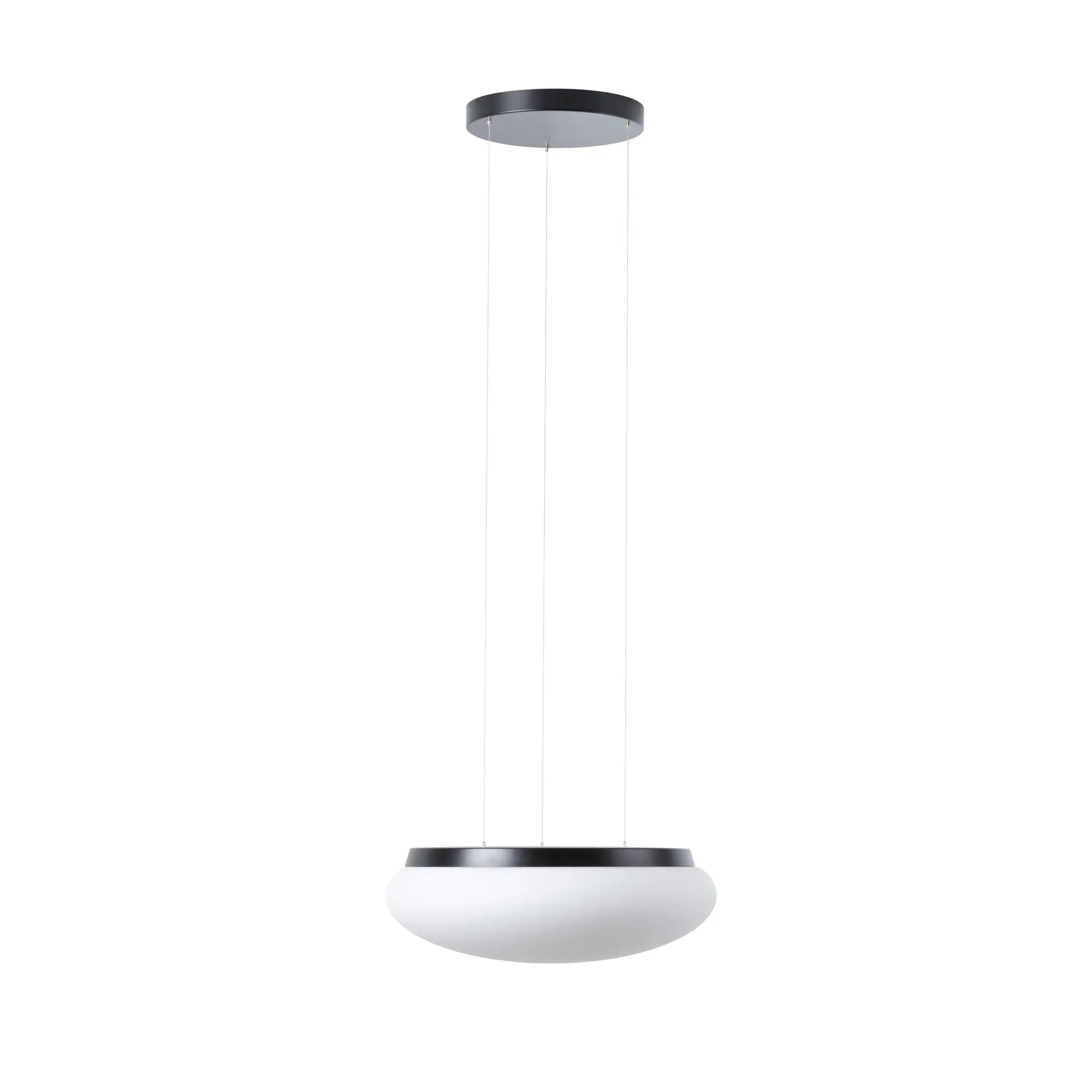 OSMONT ARA71379 ARAKIS LE3 závěsné skleněné svítidlo černá / bílá IP40 3000/4000 K 24W LED