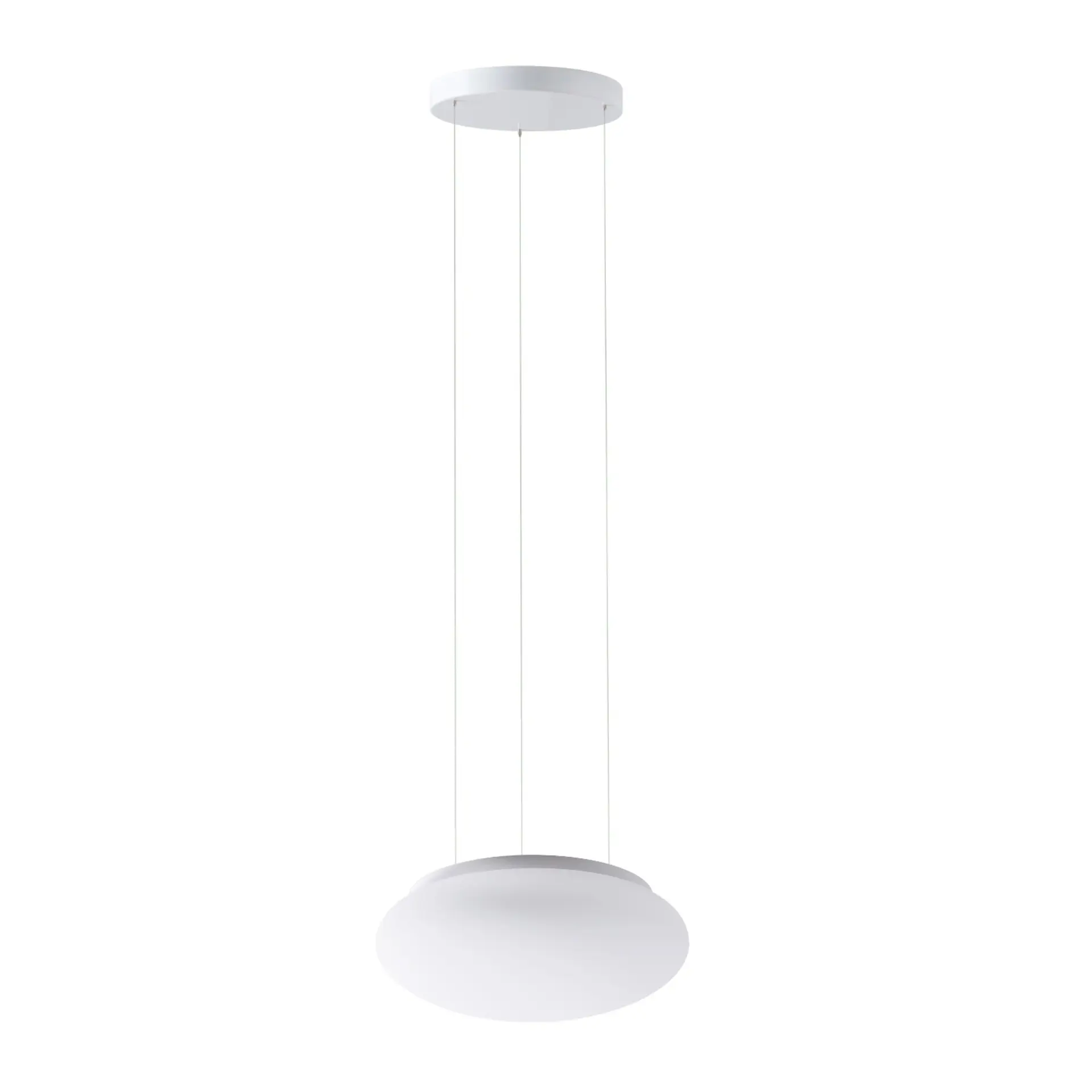 OSMONT ARA73548 ARAKIS LE2 závěsné skleněné svítidlo bílá IP40 4000 K 18W LED