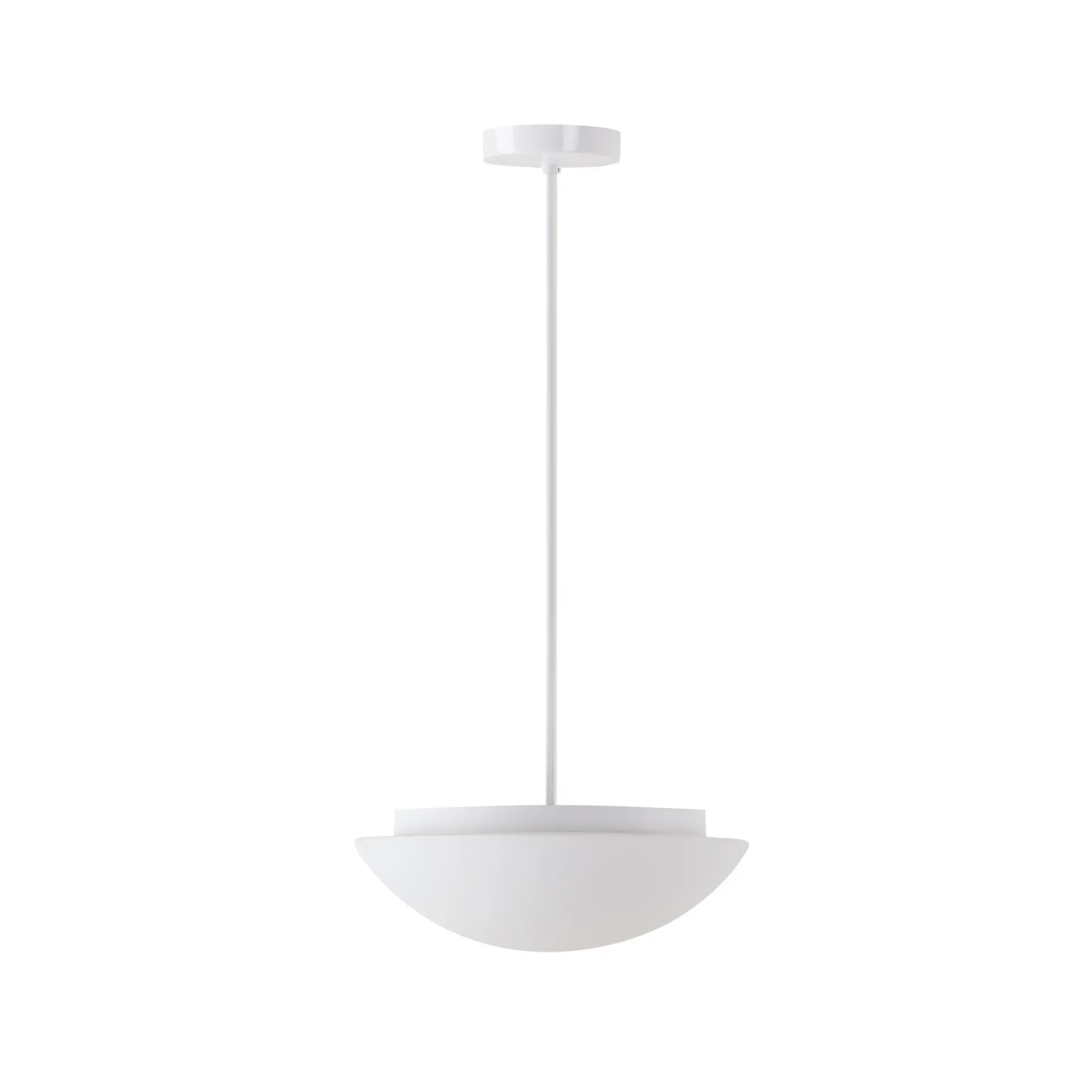 OSMONT AUR54004 AURA P3 závěsné skleněné svítidlo bílá IP40 2x75W E27