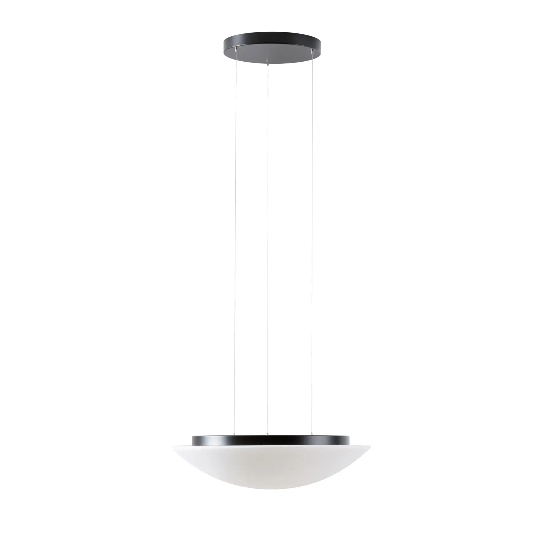 OSMONT AUR67440 AURA LE5 závěsné skleněné svítidlo černá / bílá IP40 3000 K 33W LED DALI