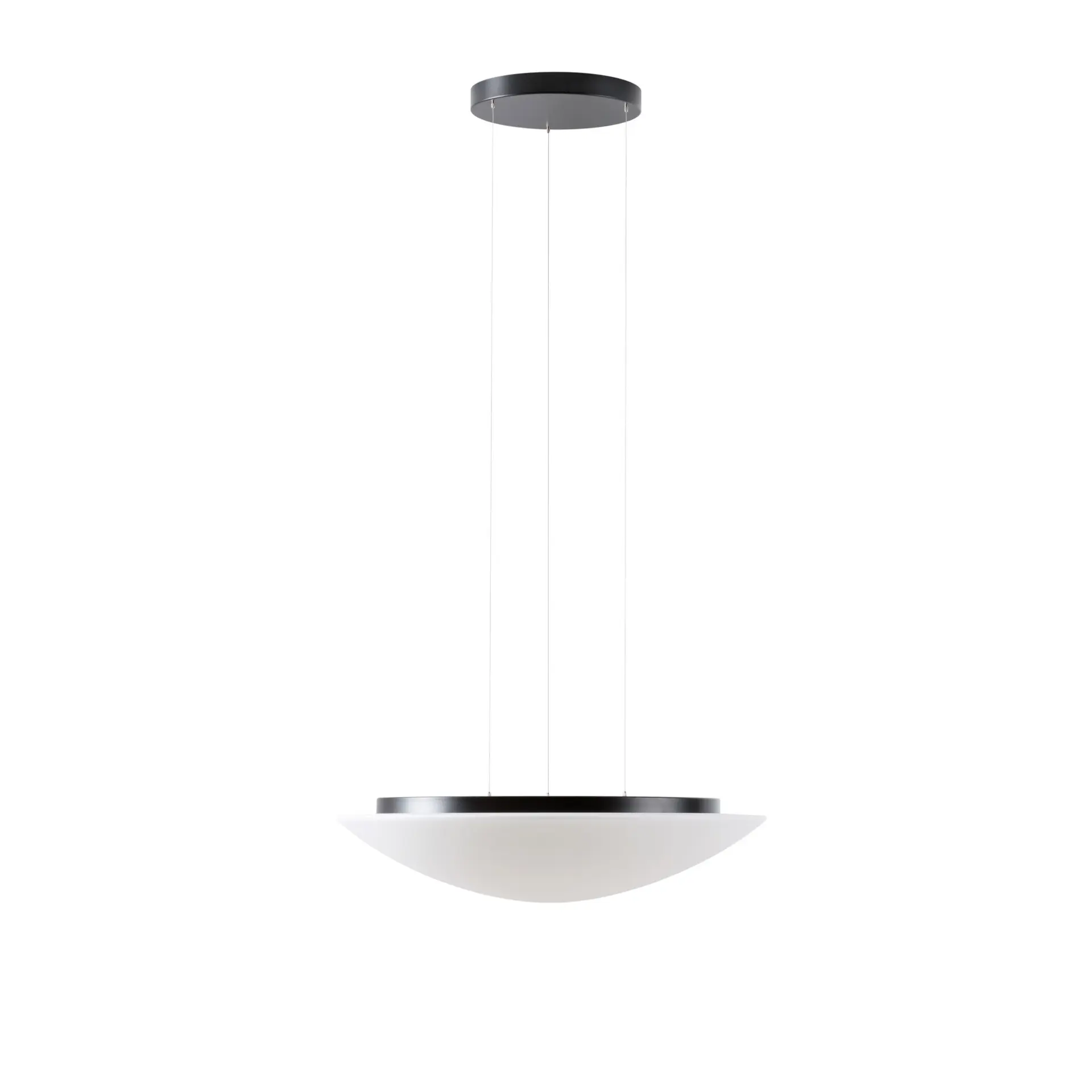 OSMONT AUR67945 AURA LE9 závěsné skleněné svítidlo černá / bílá IP40 4000 K 35W LED