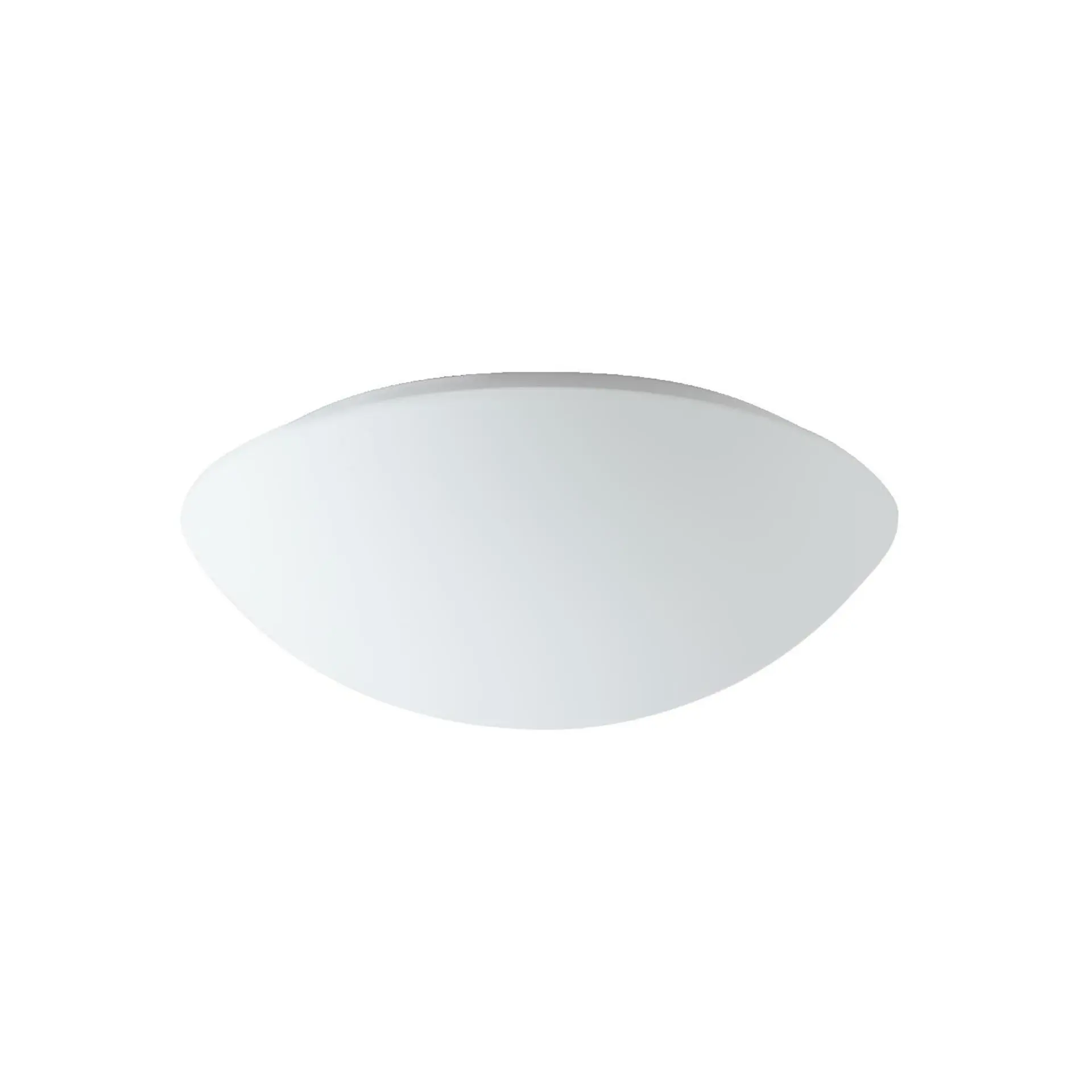 OSMONT AUR70882 AURA 10 IP stropní/nástěnné skleněné svítidlo bílá IP65 4000 K 19W LED nouzové kombinované 3 h