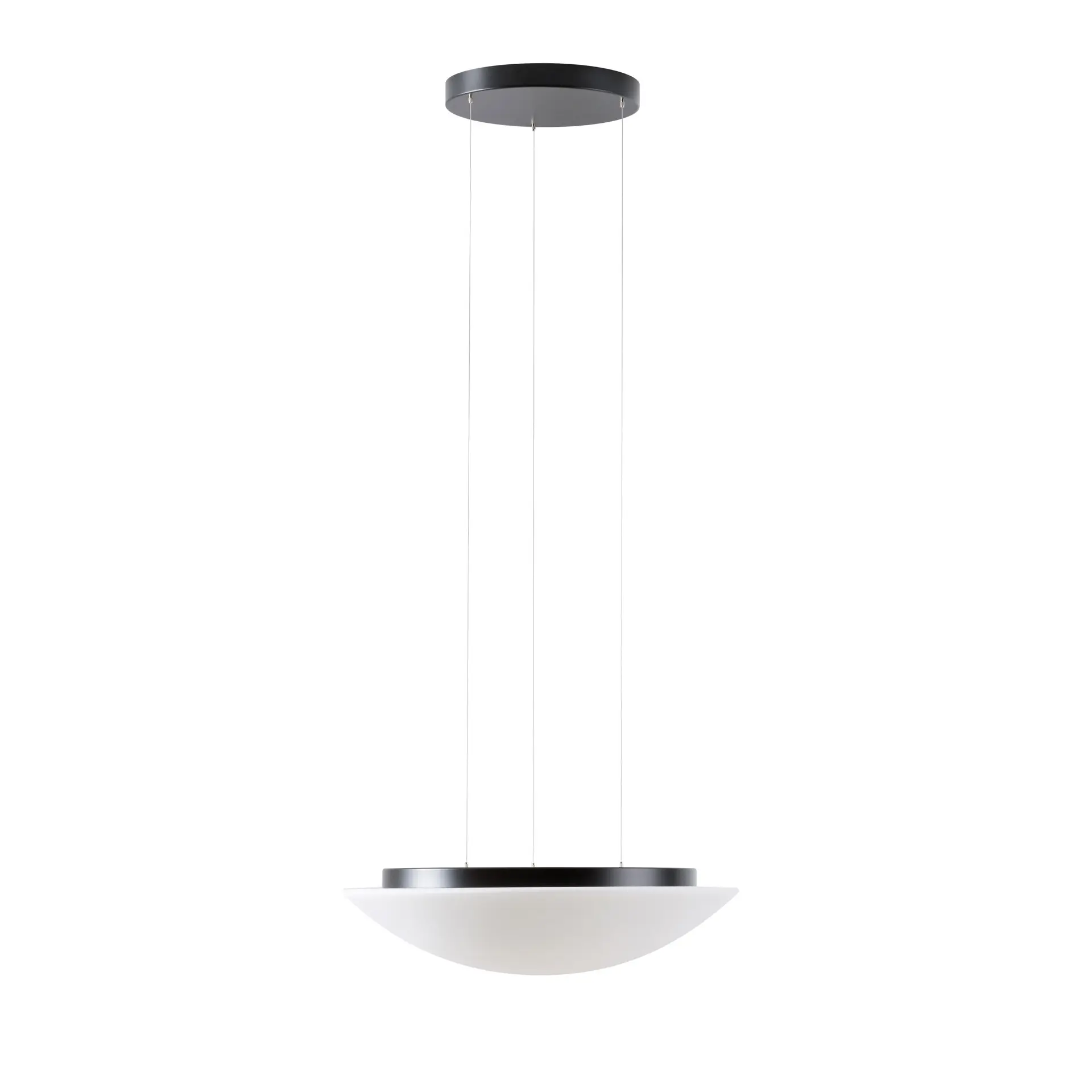 OSMONT AUR71388 AURA LE5 závěsné skleněné svítidlo černá / bílá IP40 3000/4000 K 27W LED DALI