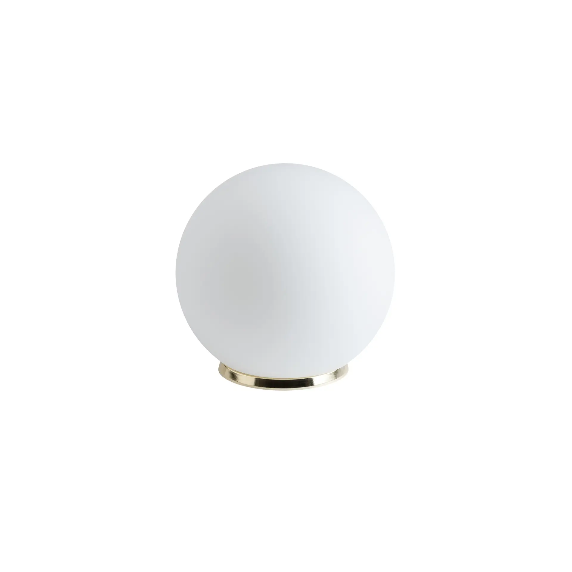 OSMONT BIA50537 BIANCA 2 stolní skleněná lampa mosaz leštěná / bílá IP40 40W E27