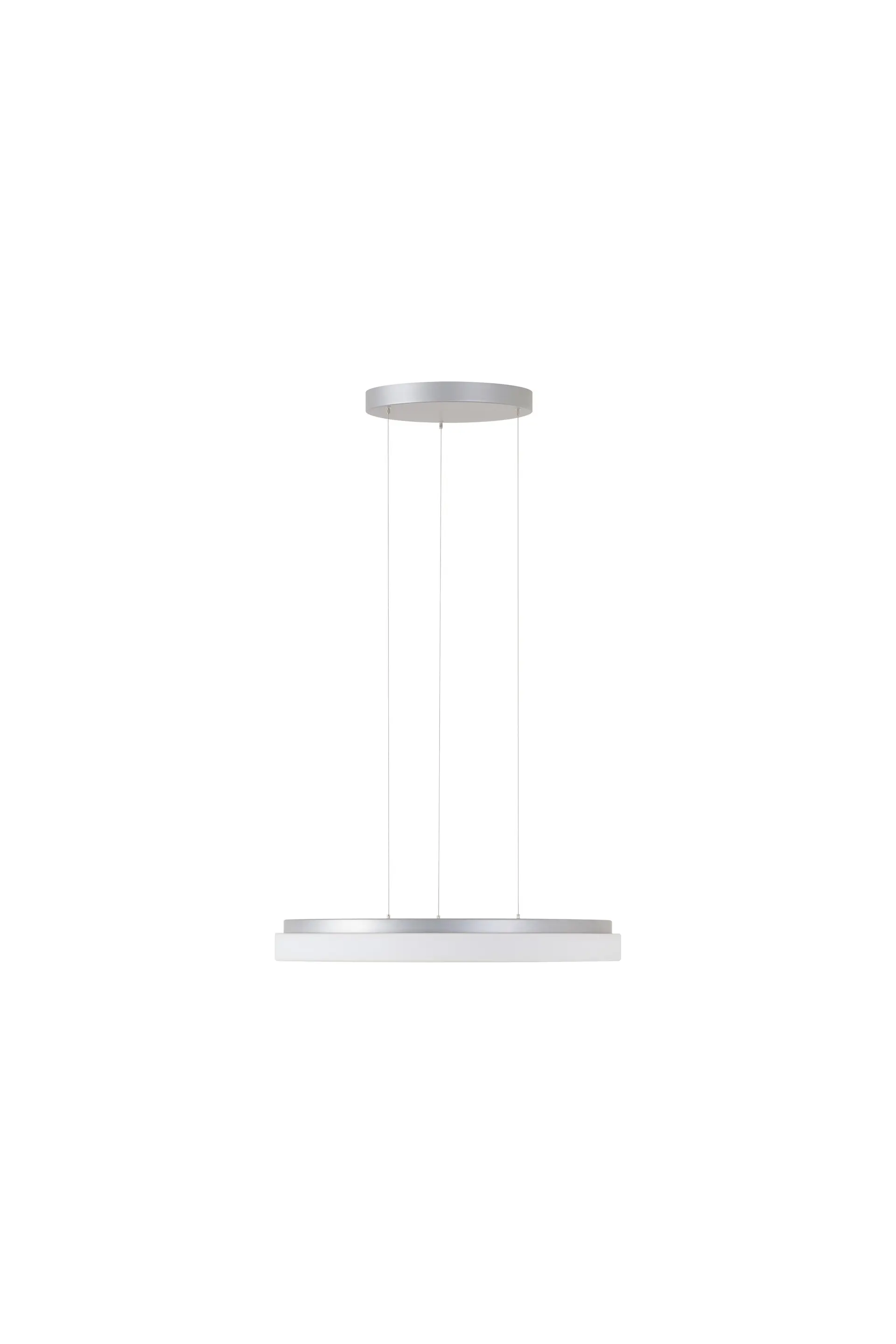 OSMONT CAR66384 CARINA LE2 závěsné skleněné svítidlo stříbrná / bílá IP40 3000 K 32W LED