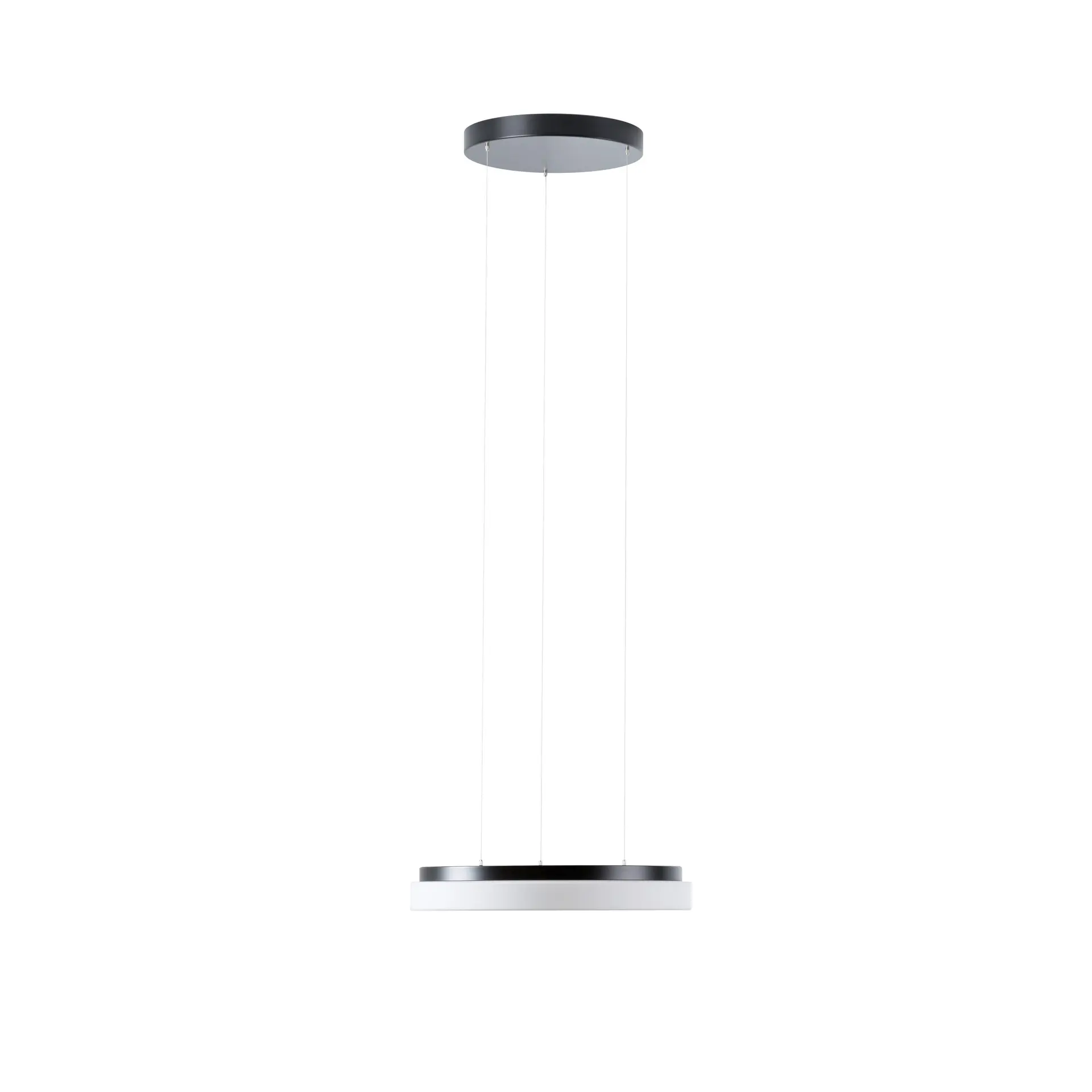 OSMONT CAR66872 CARINA LE1 závěsné skleněné svítidlo černá / bílá IP40 4000 K 25W LED