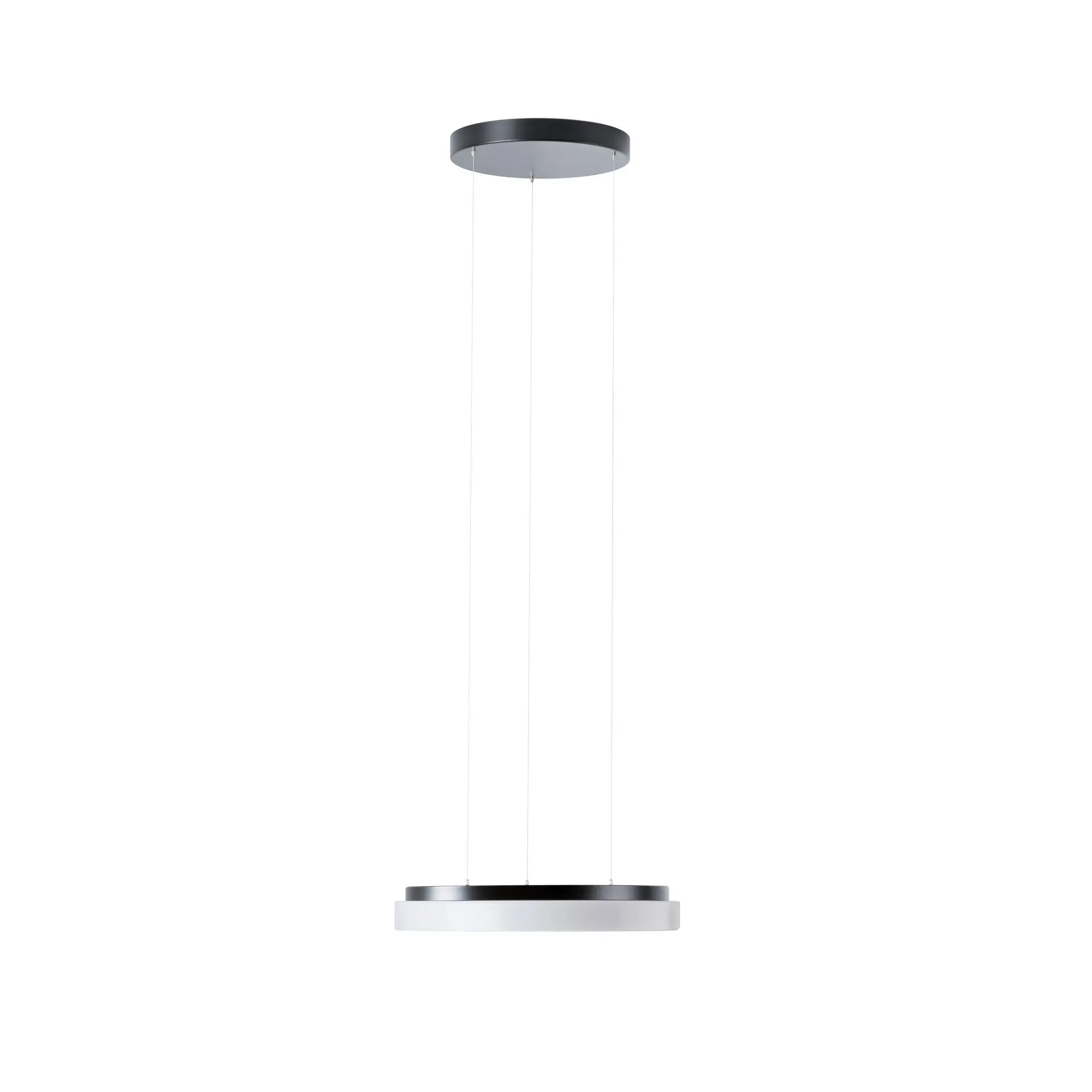 OSMONT COR72302 CORVUS LE1 závěsné plastové svítidlo černá / bílá IP40 3000 K 25W LED