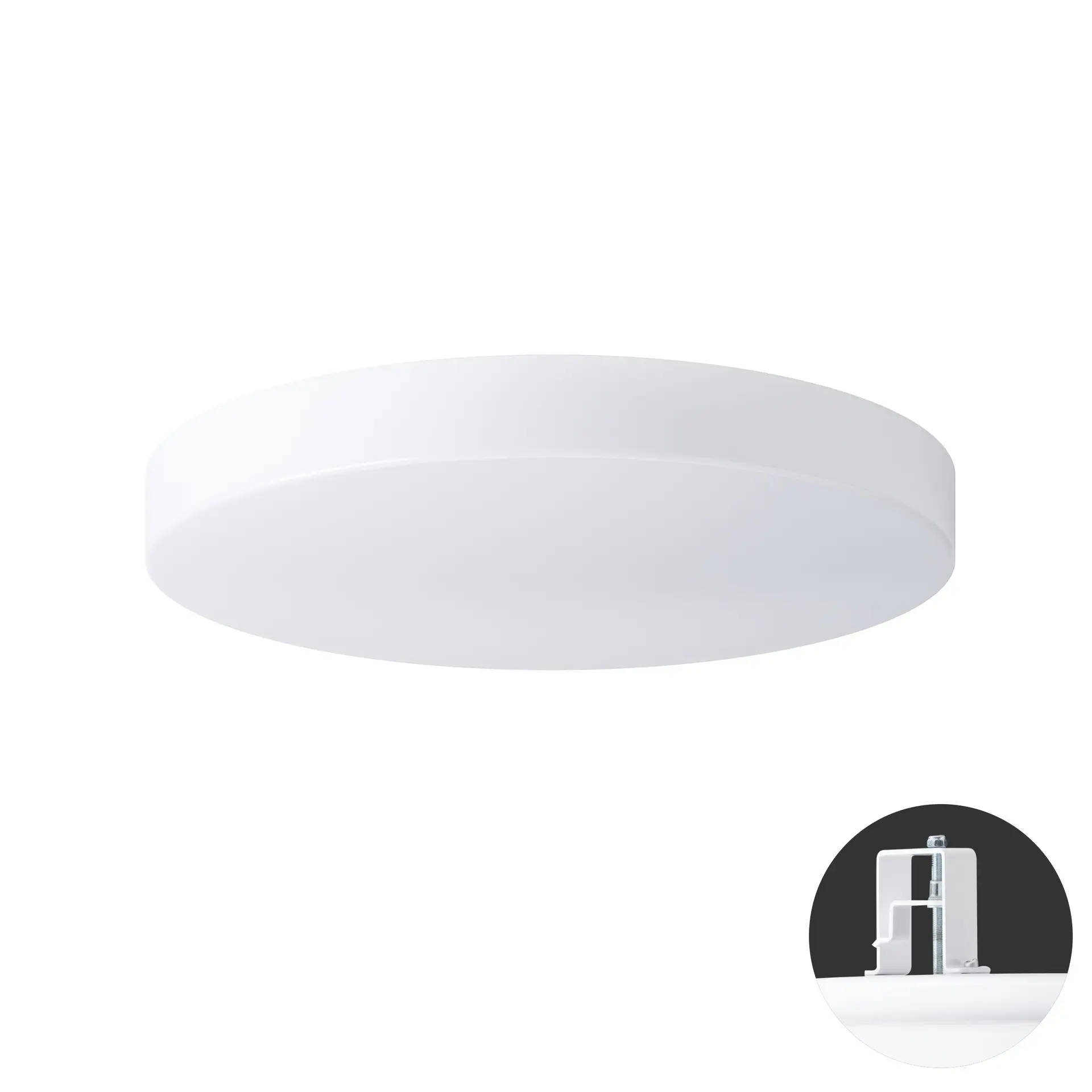 OSMONT DEL52554 DELIA V3 stropní/nástěnné plastové polovestavné svítidlo bílá IP44 3x25W E27 HF