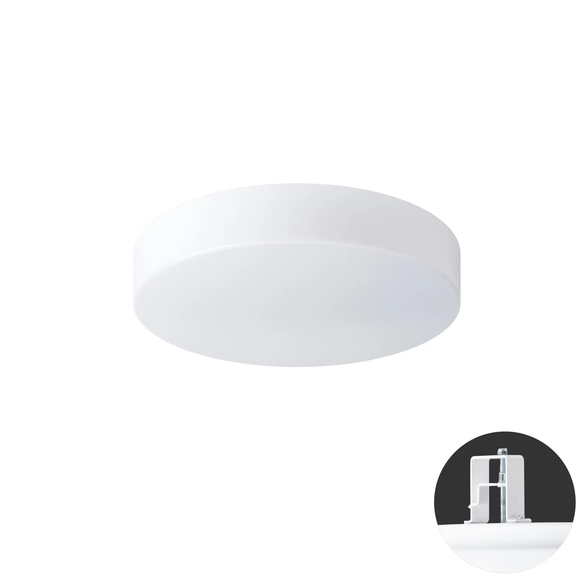 OSMONT DEL63176 DELIA V1 stropní/nástěnné plastové polovestavné svítidlo bílá IP44 2700-6500 K 18W LED